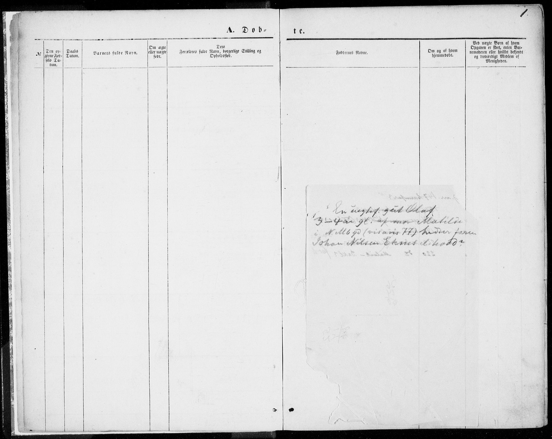 Ministerialprotokoller, klokkerbøker og fødselsregistre - Møre og Romsdal, SAT/A-1454/557/L0681: Ministerialbok nr. 557A03, 1869-1886, s. 1