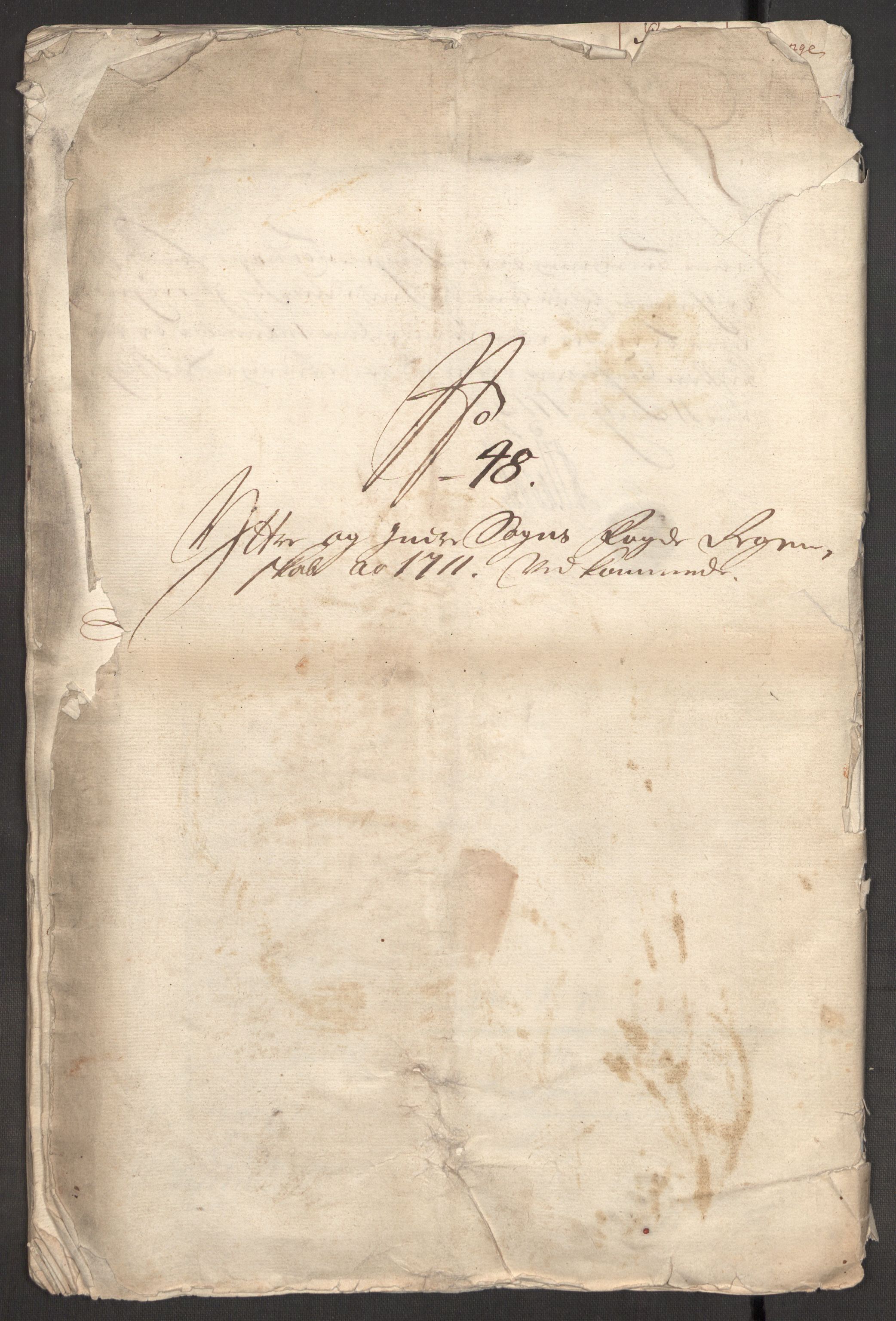 Rentekammeret inntil 1814, Reviderte regnskaper, Fogderegnskap, RA/EA-4092/R52/L3317: Fogderegnskap Sogn, 1711, s. 288
