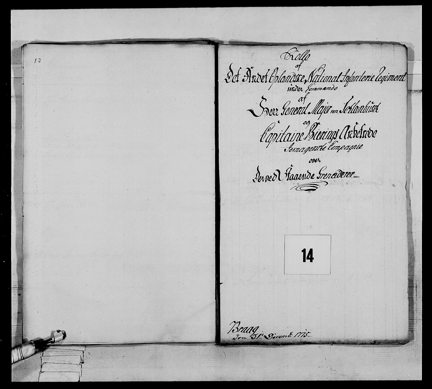 Generalitets- og kommissariatskollegiet, Det kongelige norske kommissariatskollegium, RA/EA-5420/E/Eh/L0064: 2. Opplandske nasjonale infanteriregiment, 1774-1784, s. 88