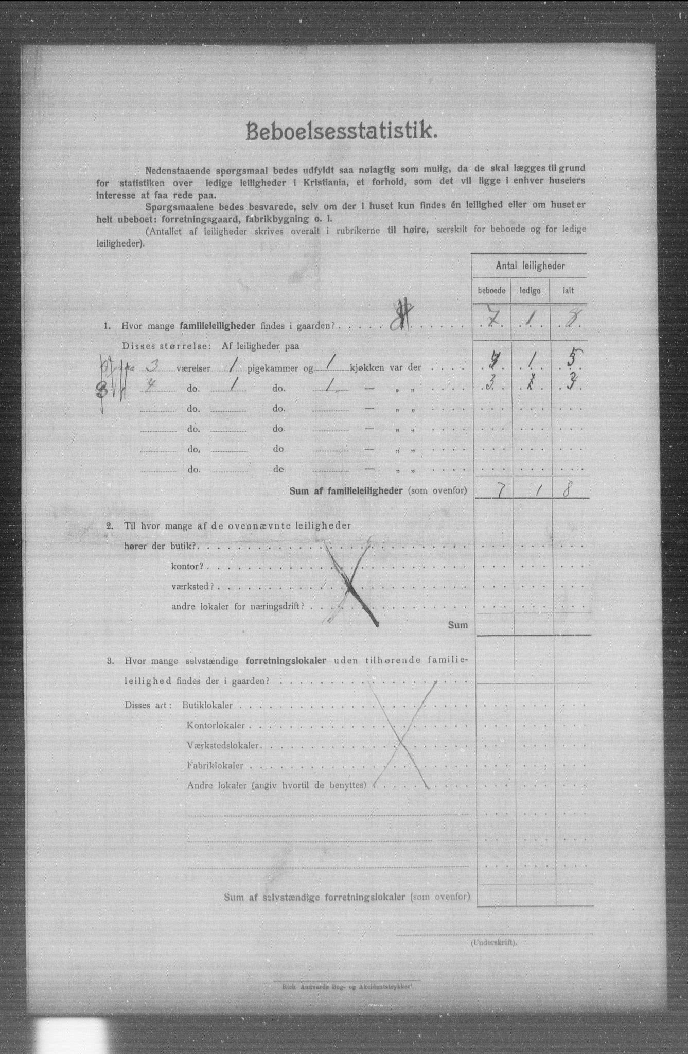 OBA, Kommunal folketelling 31.12.1904 for Kristiania kjøpstad, 1904, s. 14485