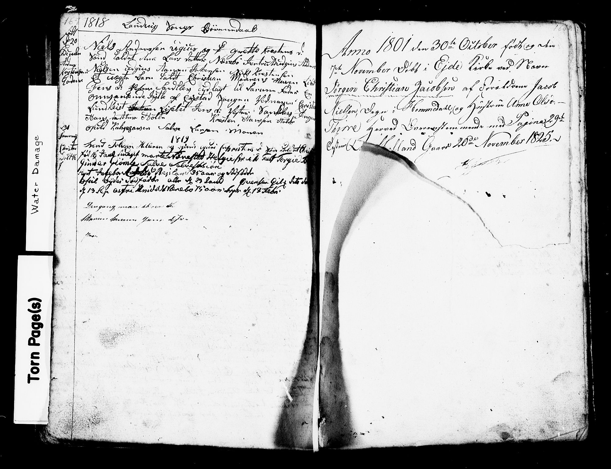 Hommedal sokneprestkontor, AV/SAK-1111-0023/F/Fb/Fbb/L0002: Klokkerbok nr. B 2 /1, 1791-1819, s. 167-168