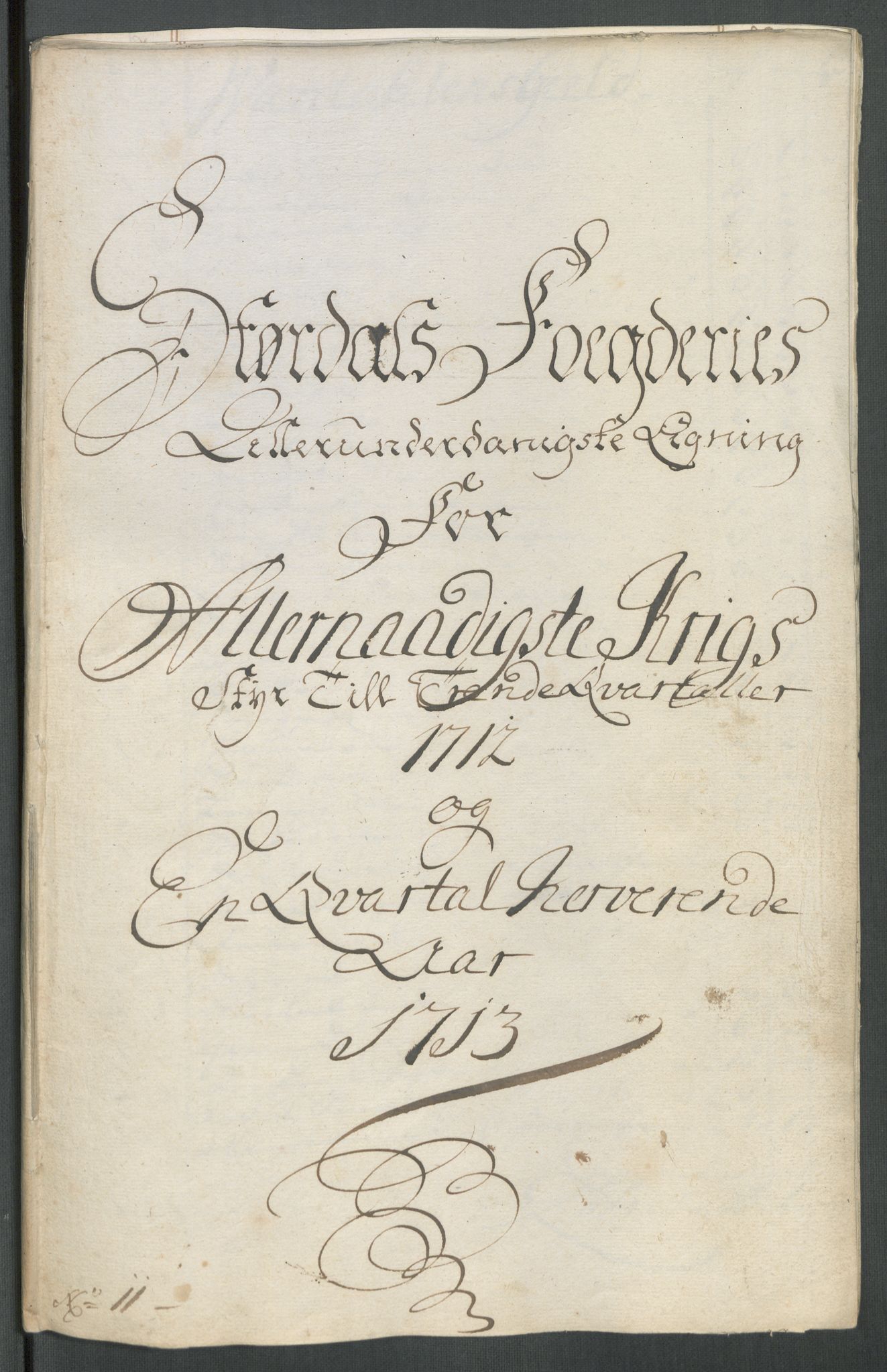 Rentekammeret inntil 1814, Reviderte regnskaper, Fogderegnskap, RA/EA-4092/R62/L4203: Fogderegnskap Stjørdal og Verdal, 1713, s. 153