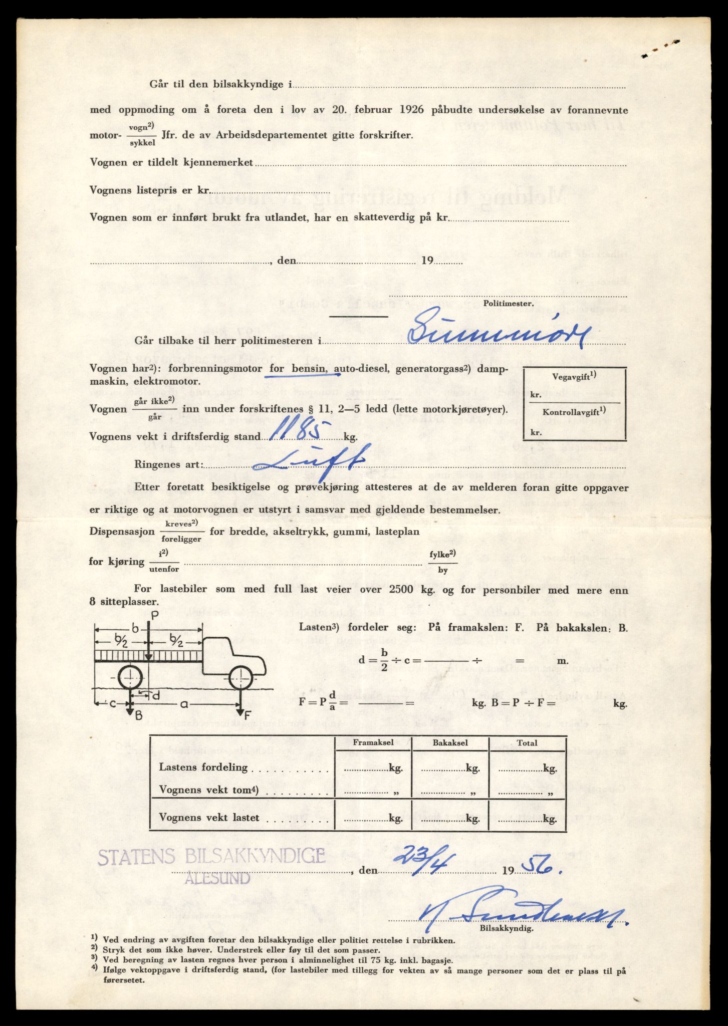 Møre og Romsdal vegkontor - Ålesund trafikkstasjon, AV/SAT-A-4099/F/Fe/L0042: Registreringskort for kjøretøy T 13906 - T 14079, 1927-1998, s. 1506