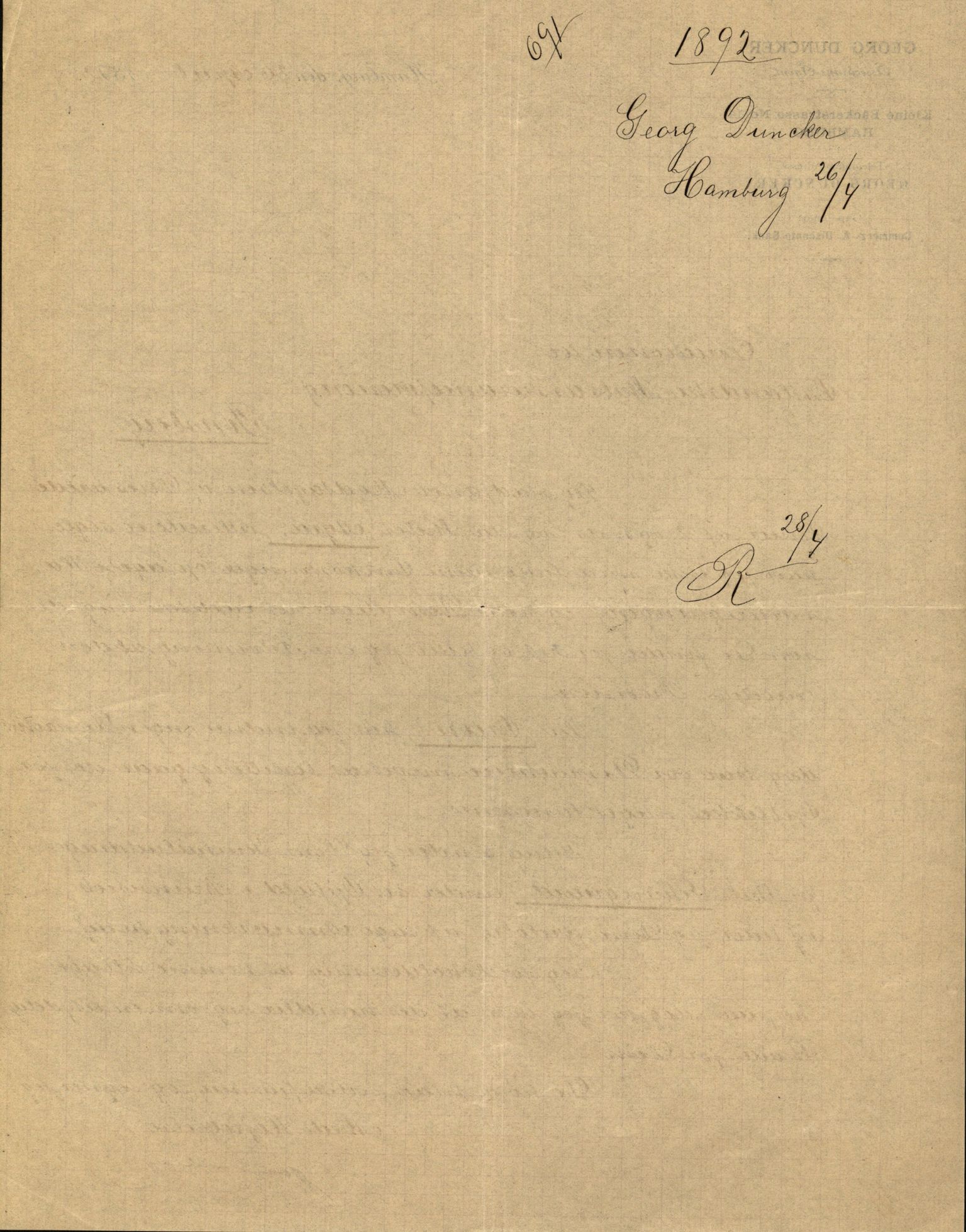 Pa 63 - Østlandske skibsassuranceforening, VEMU/A-1079/G/Ga/L0028/0001: Havaridokumenter / Kaleb, Cuba, Agra, Bertha, Olaf, 1892, s. 65