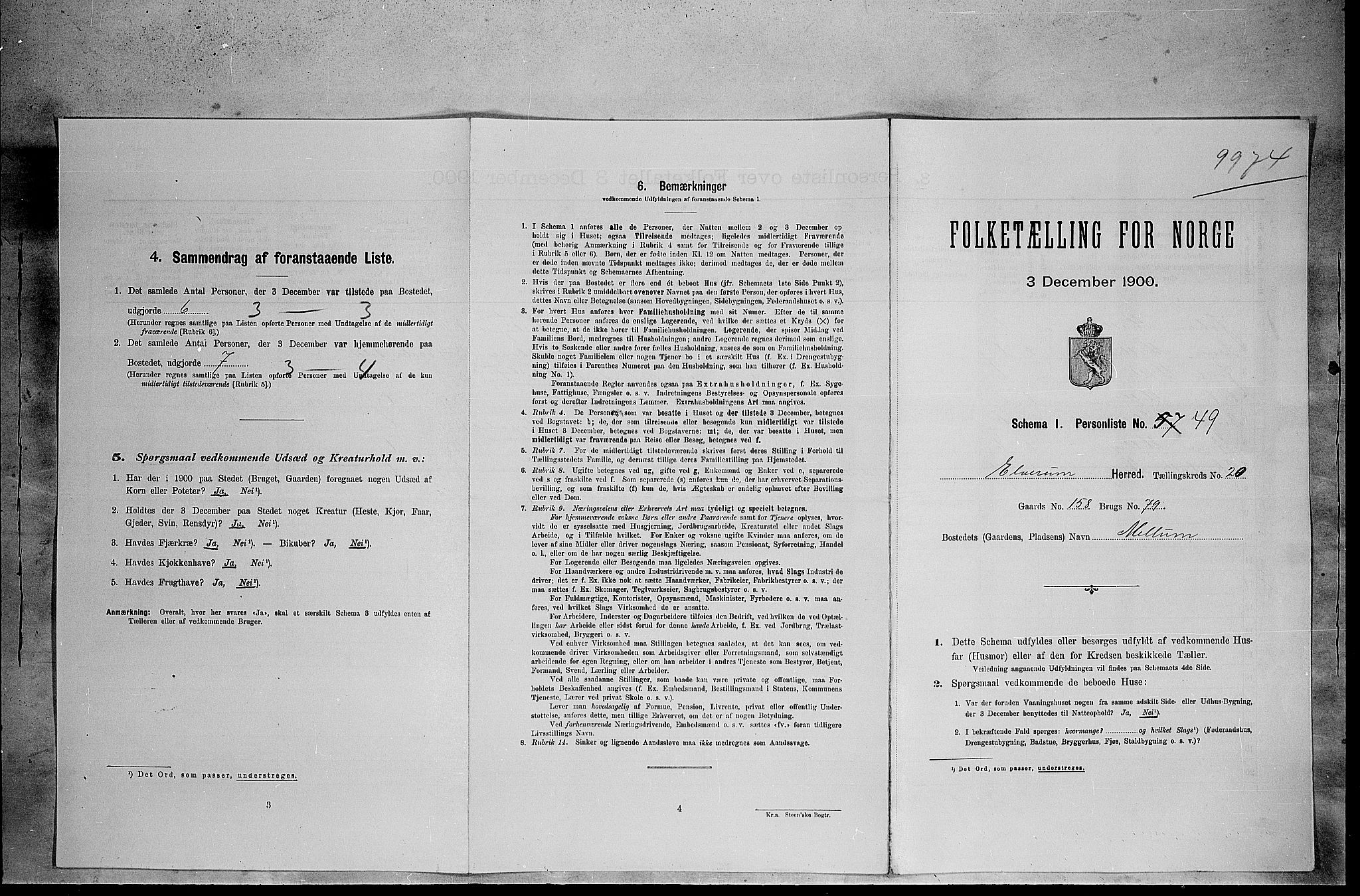 SAH, Folketelling 1900 for 0427 Elverum herred, 1900, s. 2692