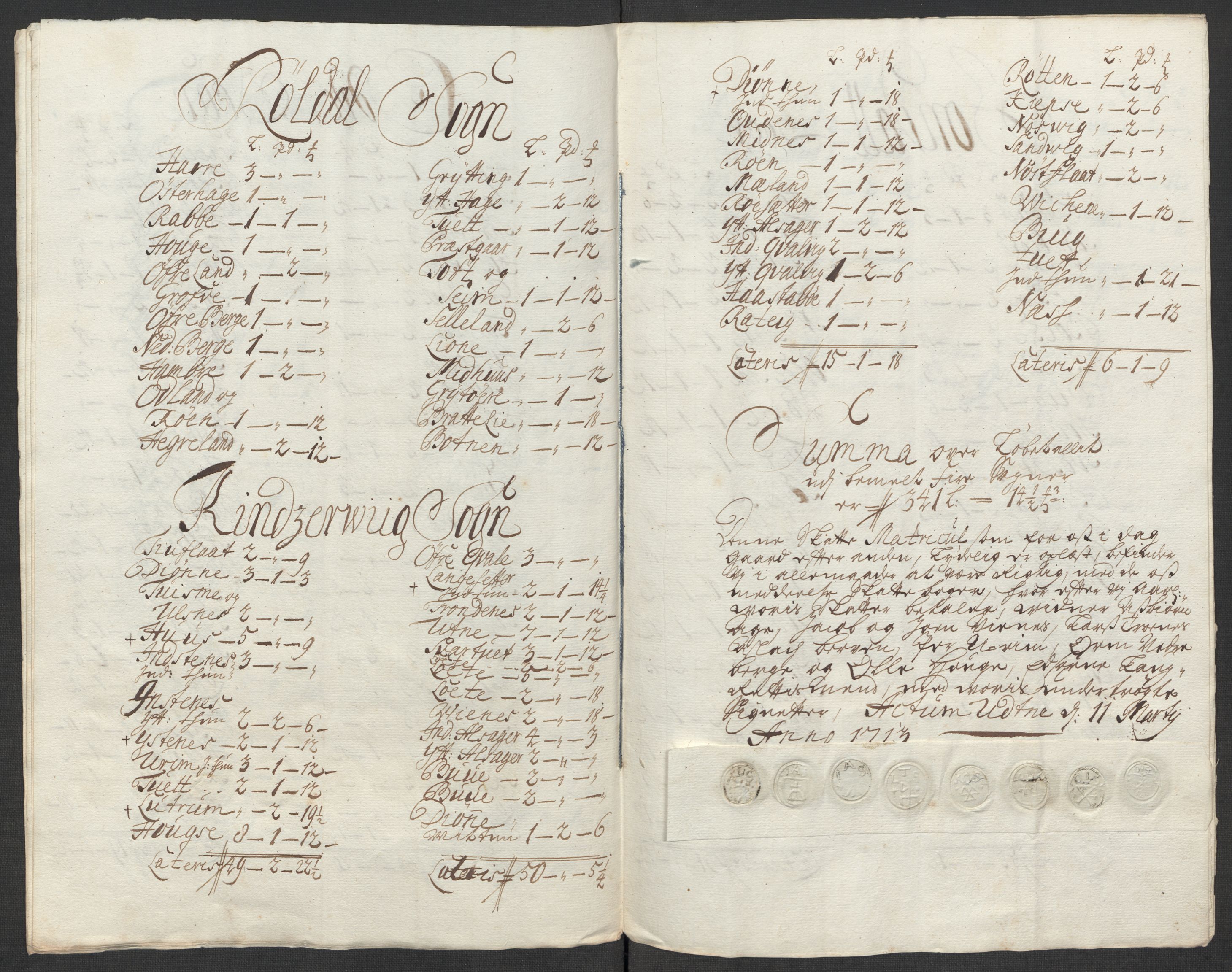 Rentekammeret inntil 1814, Reviderte regnskaper, Fogderegnskap, RA/EA-4092/R48/L2988: Fogderegnskap Sunnhordland og Hardanger, 1712, s. 245