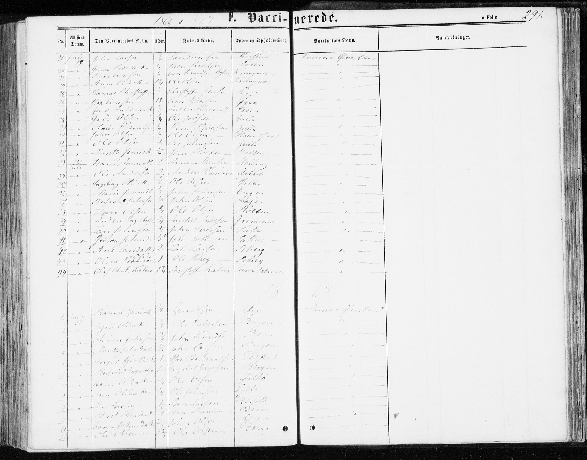 Ministerialprotokoller, klokkerbøker og fødselsregistre - Møre og Romsdal, AV/SAT-A-1454/595/L1045: Ministerialbok nr. 595A07, 1863-1873, s. 291