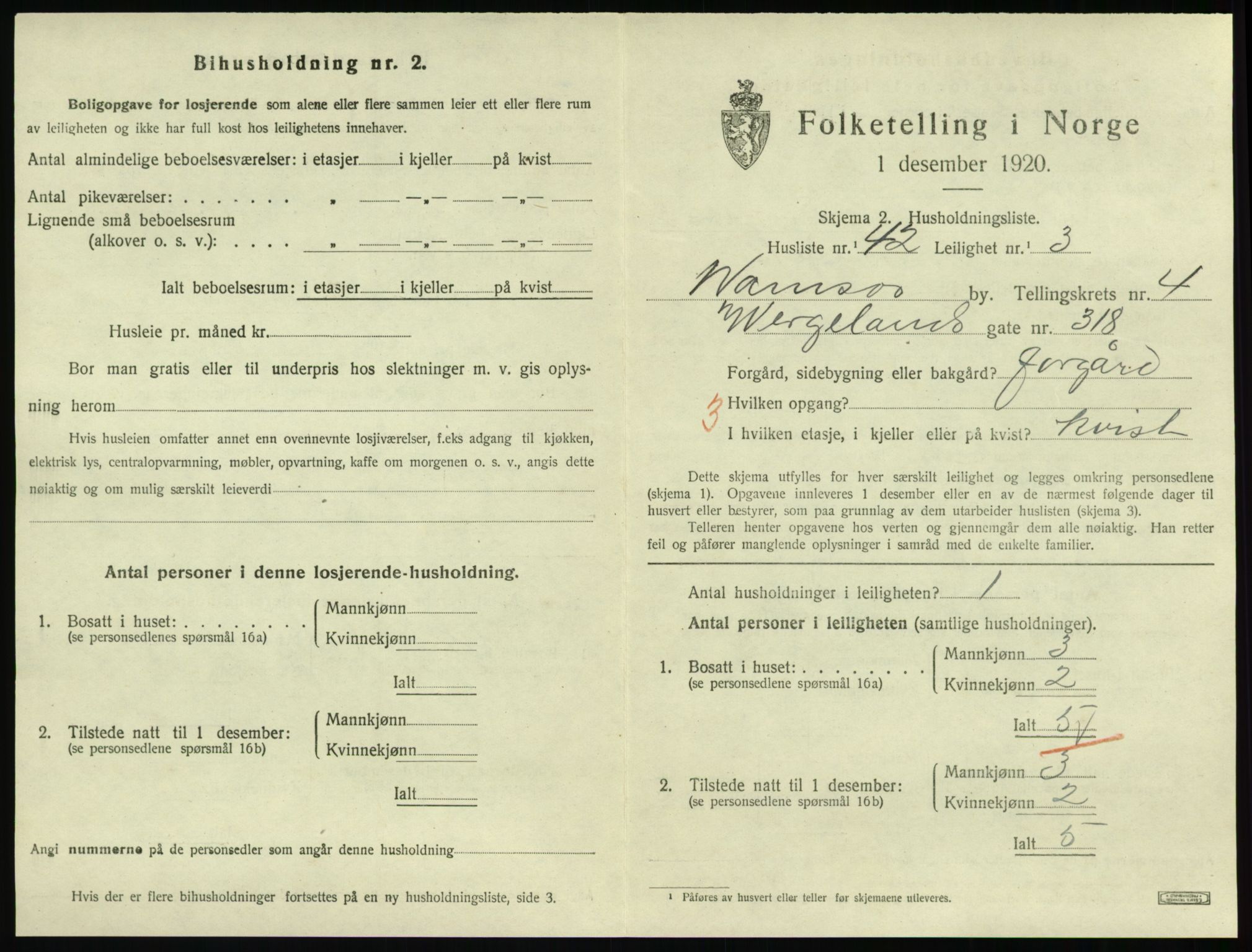 SAT, Folketelling 1920 for 1703 Namsos ladested, 1920, s. 1561
