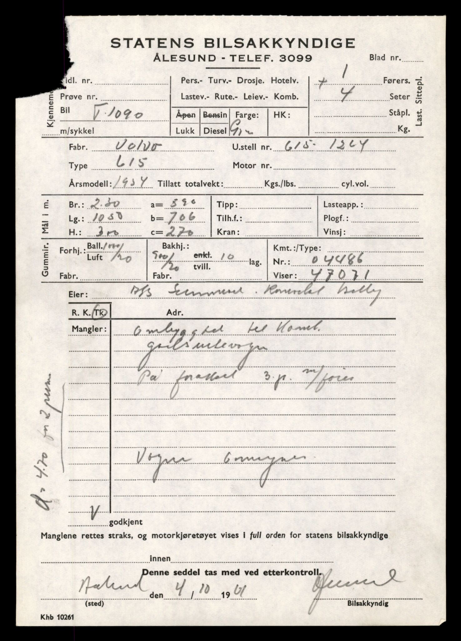 Møre og Romsdal vegkontor - Ålesund trafikkstasjon, AV/SAT-A-4099/F/Fe/L0010: Registreringskort for kjøretøy T 1050 - T 1169, 1927-1998, s. 1182