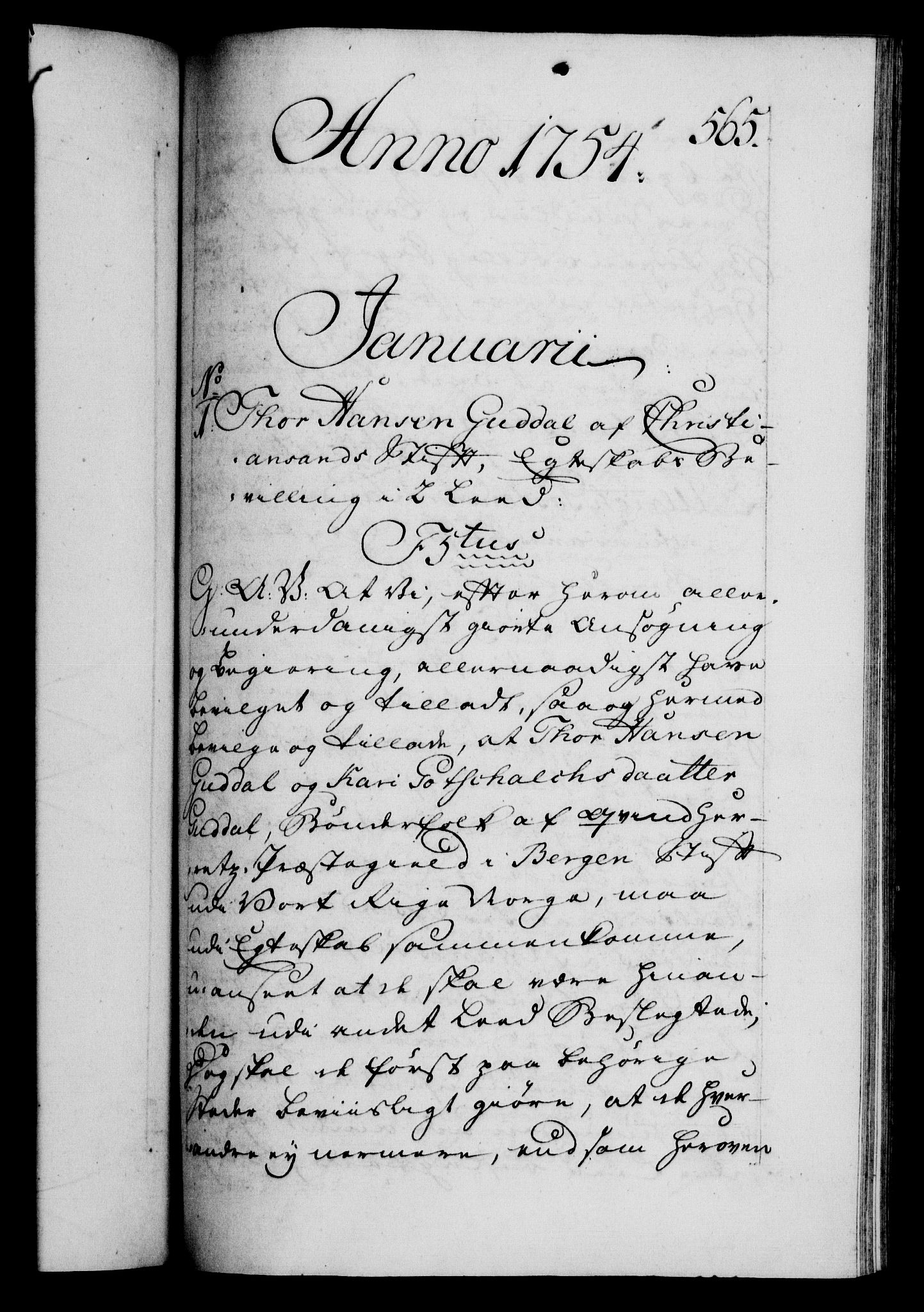 Danske Kanselli 1572-1799, RA/EA-3023/F/Fc/Fca/Fcaa/L0038: Norske registre, 1753-1754, s. 565a