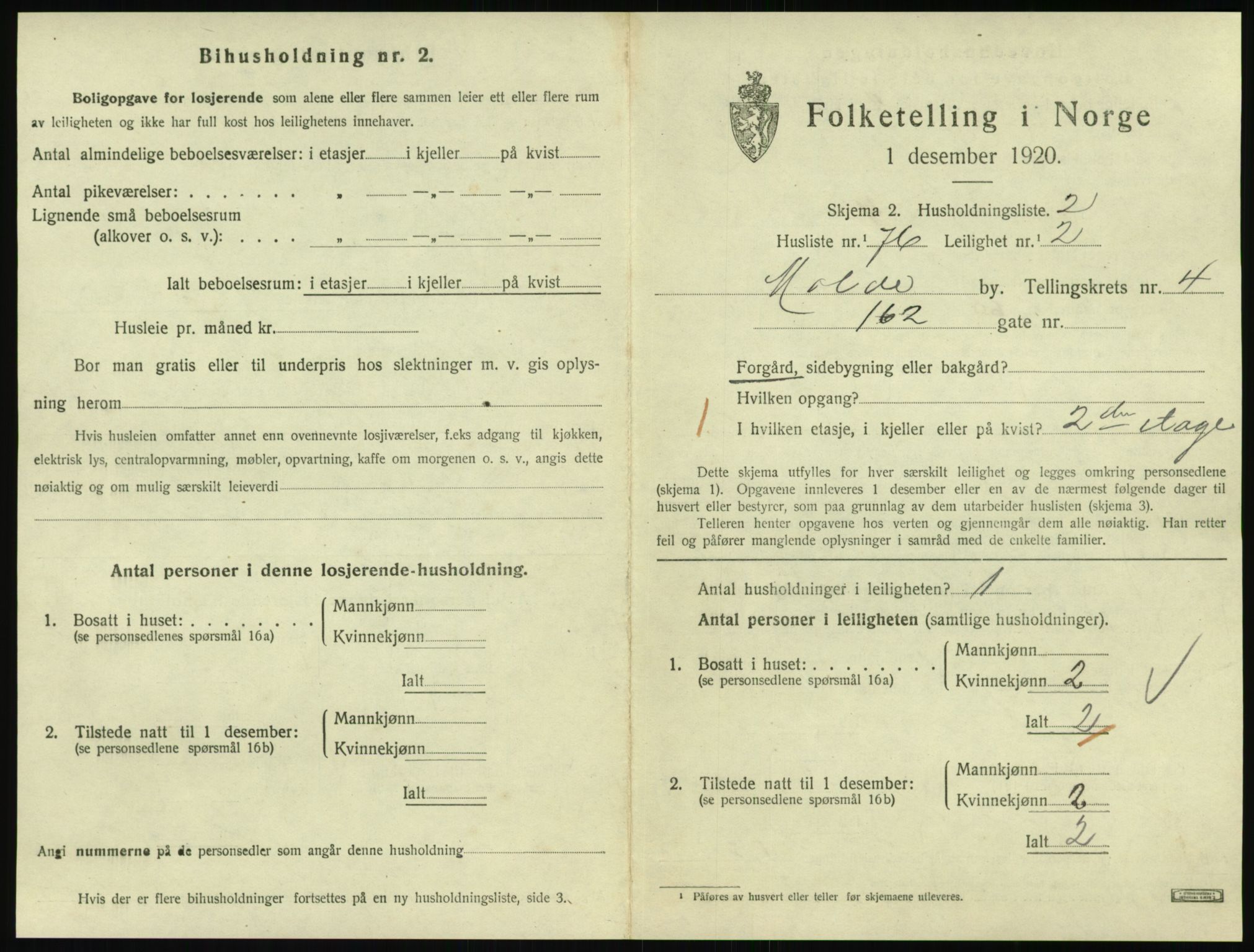 SAT, Folketelling 1920 for 1502 Molde kjøpstad, 1920, s. 1737