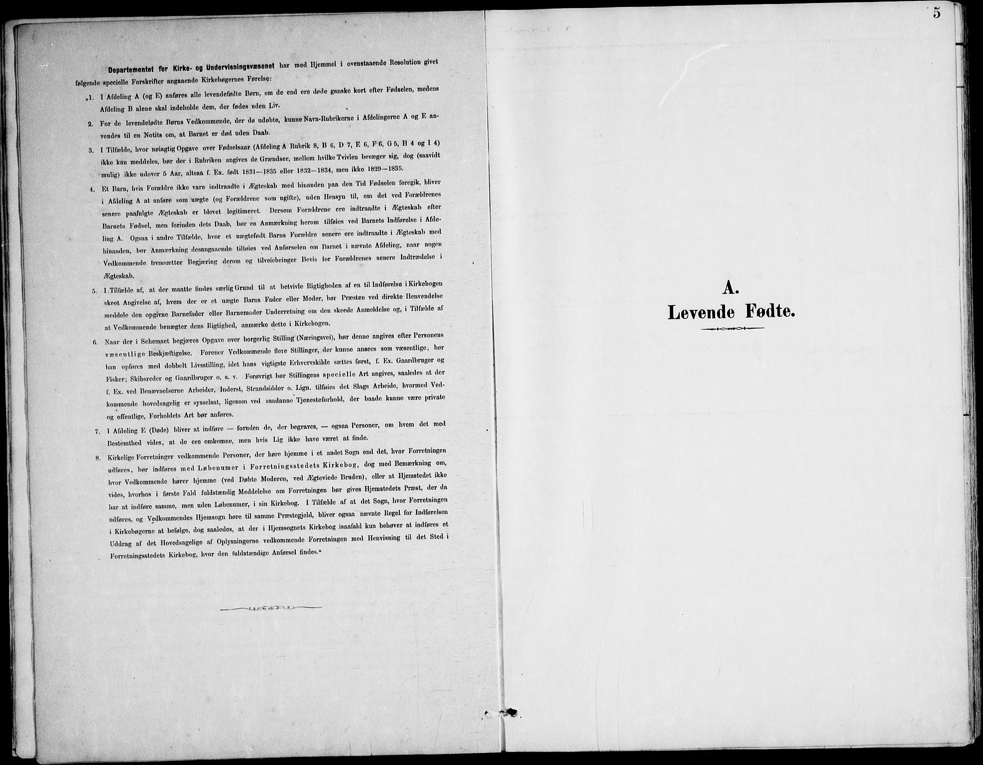 Ministerialprotokoller, klokkerbøker og fødselsregistre - Møre og Romsdal, AV/SAT-A-1454/508/L0095: Ministerialbok nr. 508A02, 1887-1920, s. 5