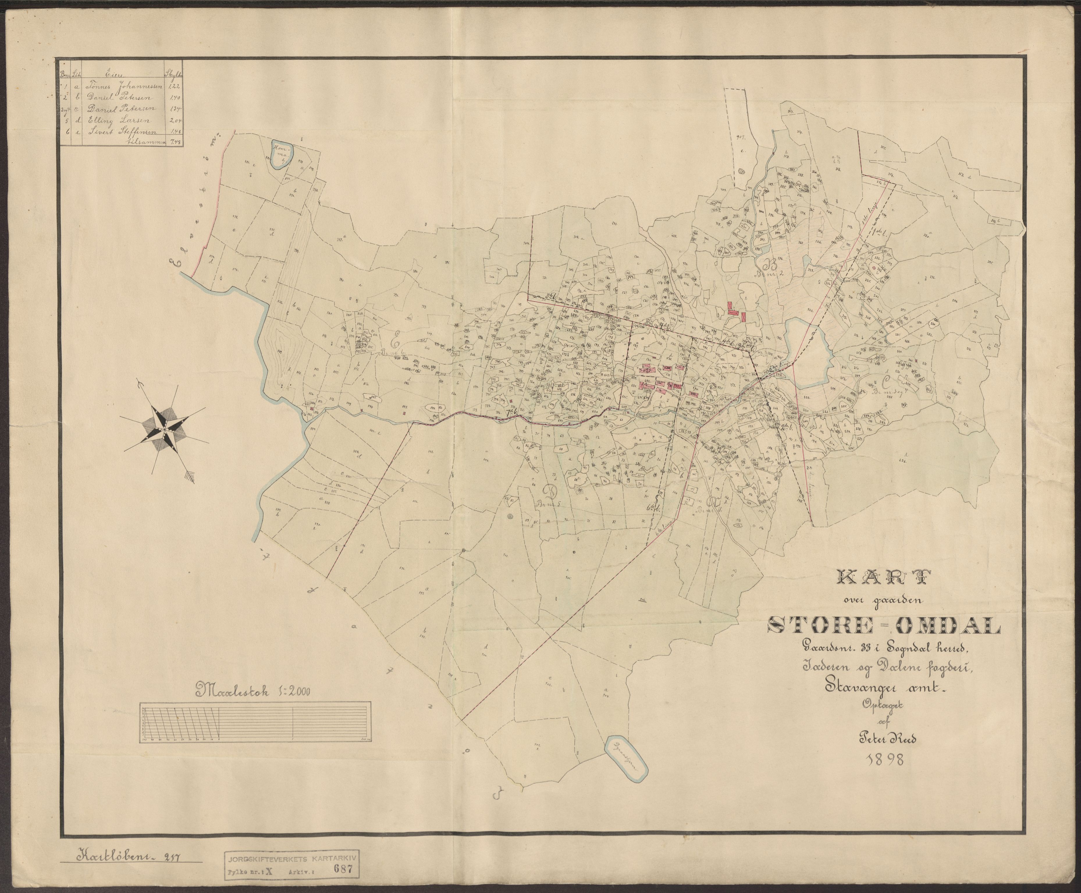 Jordskifteverkets kartarkiv, AV/RA-S-3929/T, 1859-1988, s. 762