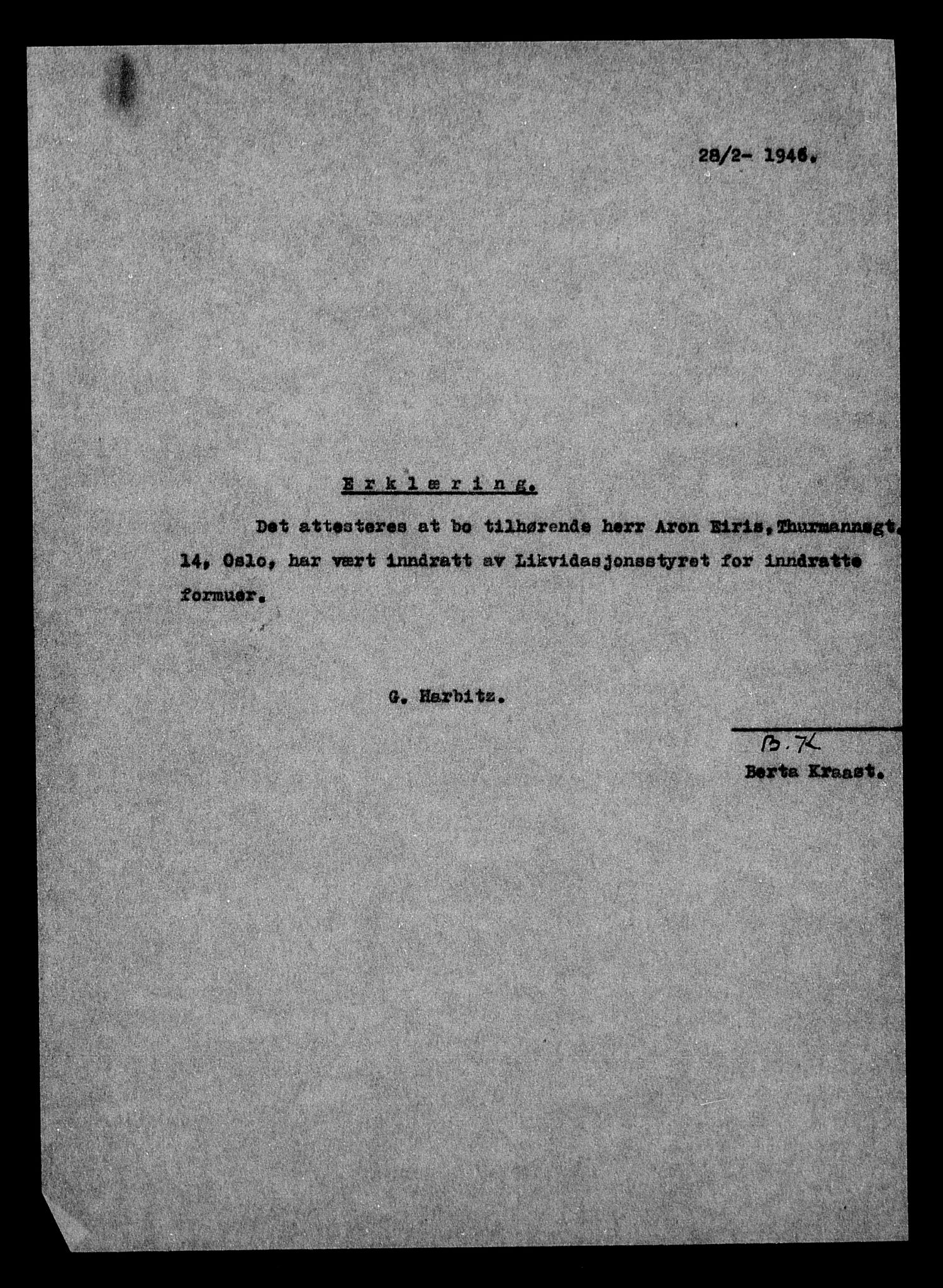 Justisdepartementet, Tilbakeføringskontoret for inndratte formuer, AV/RA-S-1564/H/Hc/Hcc/L0932: --, 1945-1947, s. 480