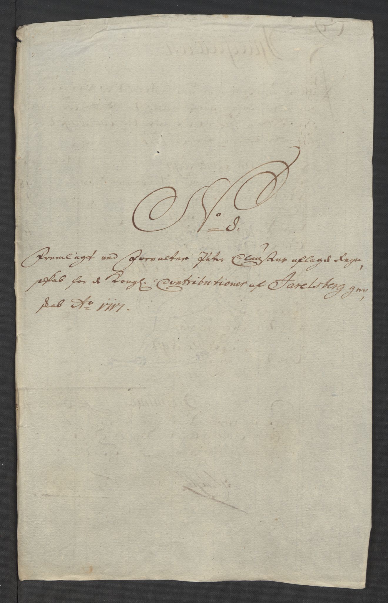 Rentekammeret inntil 1814, Reviderte regnskaper, Fogderegnskap, RA/EA-4092/R32/L1881: Fogderegnskap Jarlsberg grevskap, 1717, s. 147