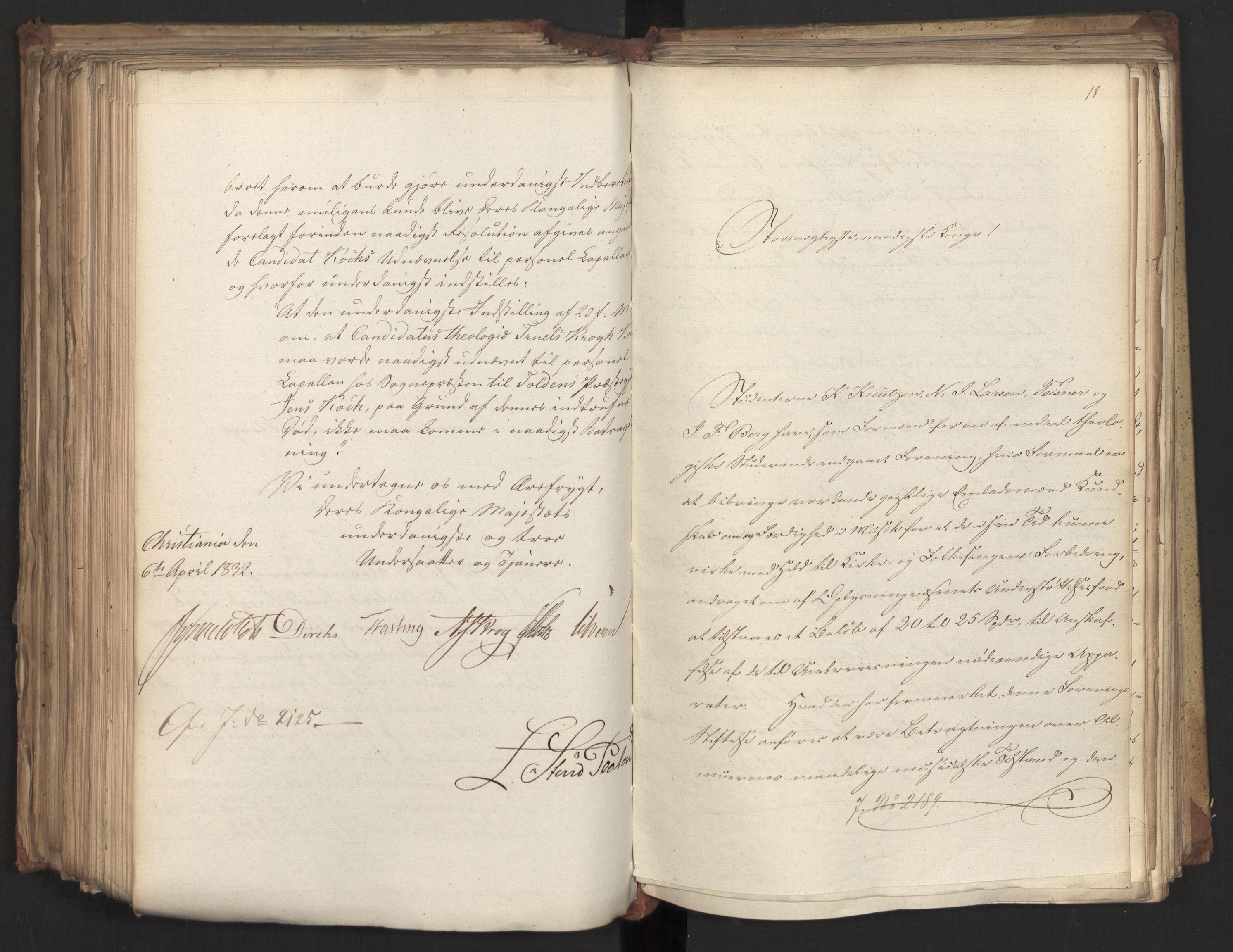 Statsrådsavdelingen i Stockholm, AV/RA-S-1003/D/Da/L0077: Regjeringsinnstillinger nr. 2100-2259, 1832, s. 377
