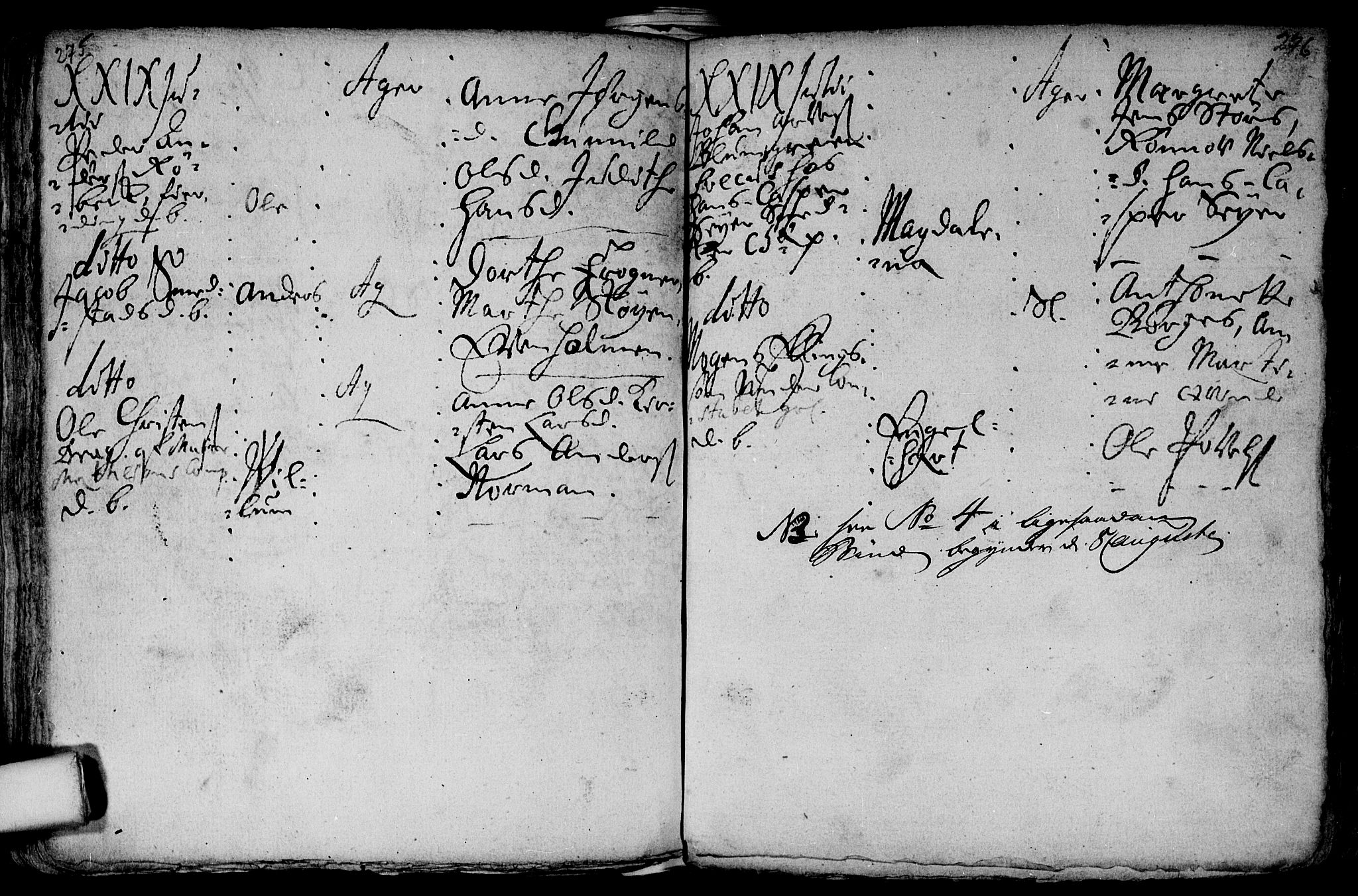 Aker prestekontor kirkebøker, AV/SAO-A-10861/F/L0002: Ministerialbok nr. 2, 1714-1720, s. 275-276