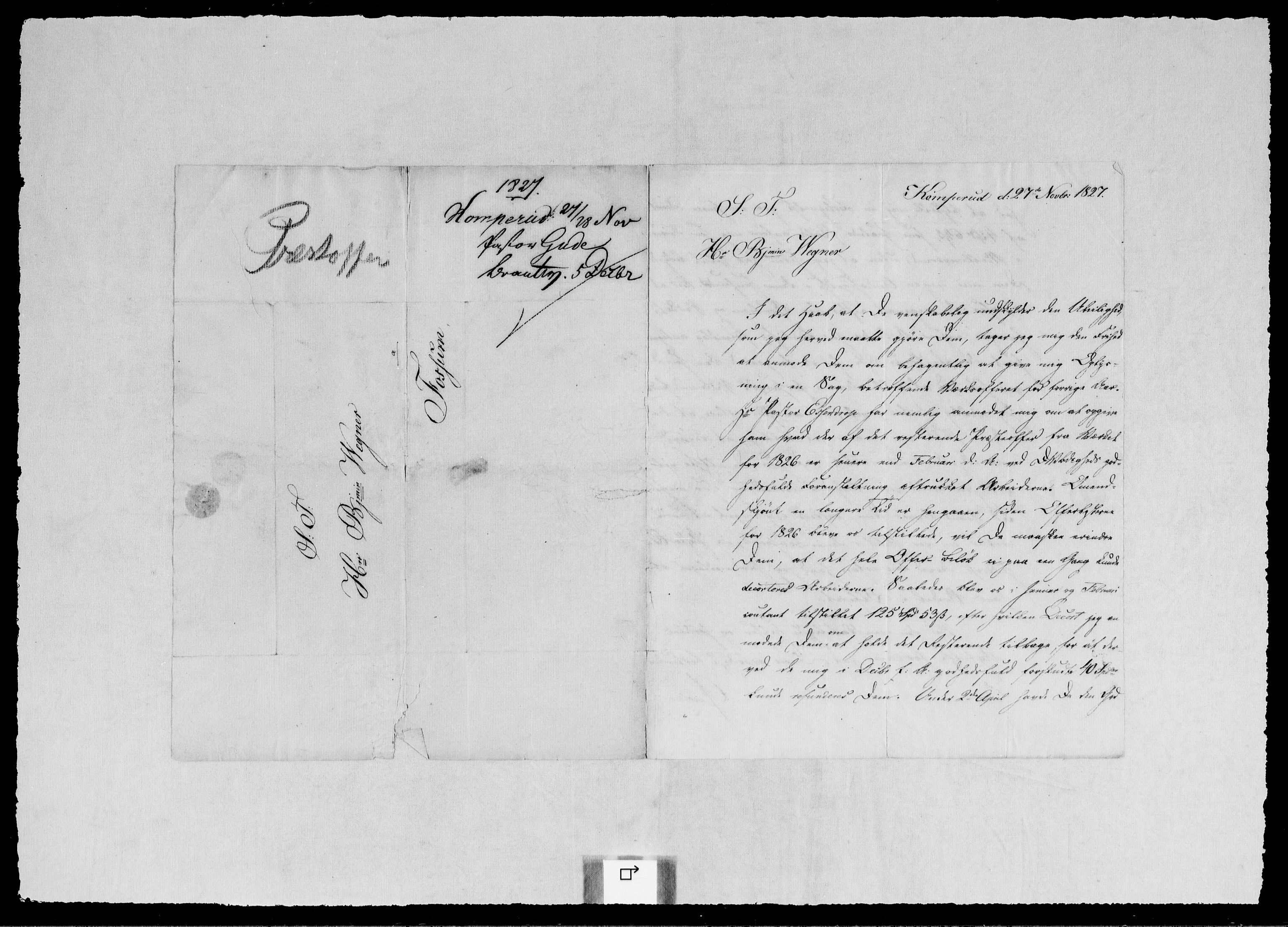 Modums Blaafarveværk, AV/RA-PA-0157/G/Gb/L0097/0001: -- / Innkomne brev A - H, 1826-1827, s. 12