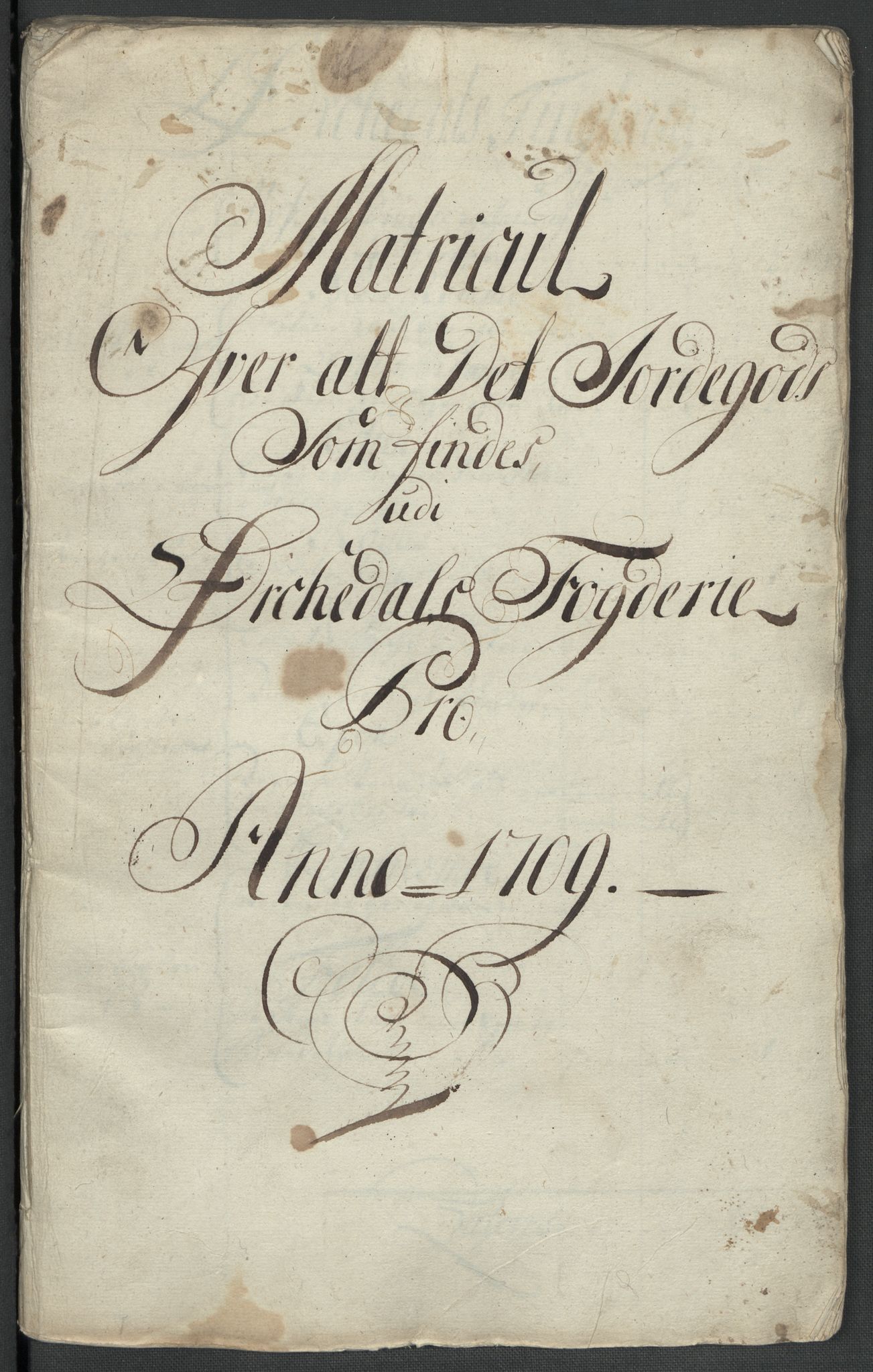 Rentekammeret inntil 1814, Reviderte regnskaper, Fogderegnskap, AV/RA-EA-4092/R60/L3959: Fogderegnskap Orkdal og Gauldal, 1709, s. 40