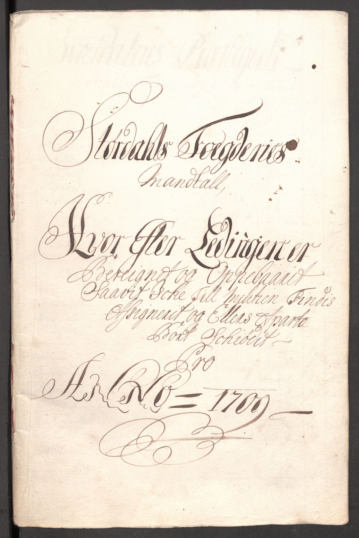 Rentekammeret inntil 1814, Reviderte regnskaper, Fogderegnskap, RA/EA-4092/R62/L4199: Fogderegnskap Stjørdal og Verdal, 1709, s. 173