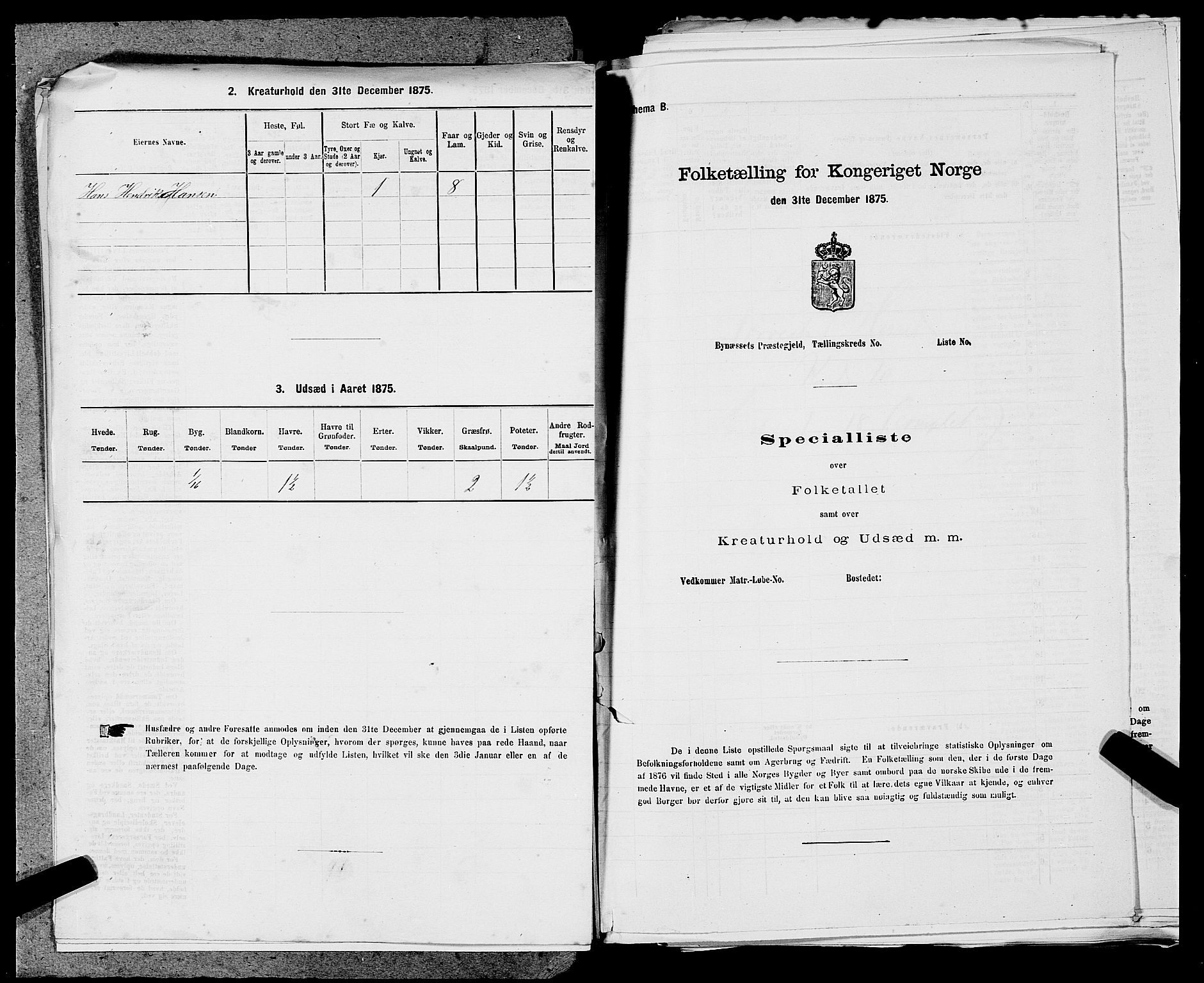 SAST, Folketelling 1875 for 1152L Torvastad prestegjeld, Torvastad sokn, Skåre sokn og Utsira sokn, 1875, s. 1245