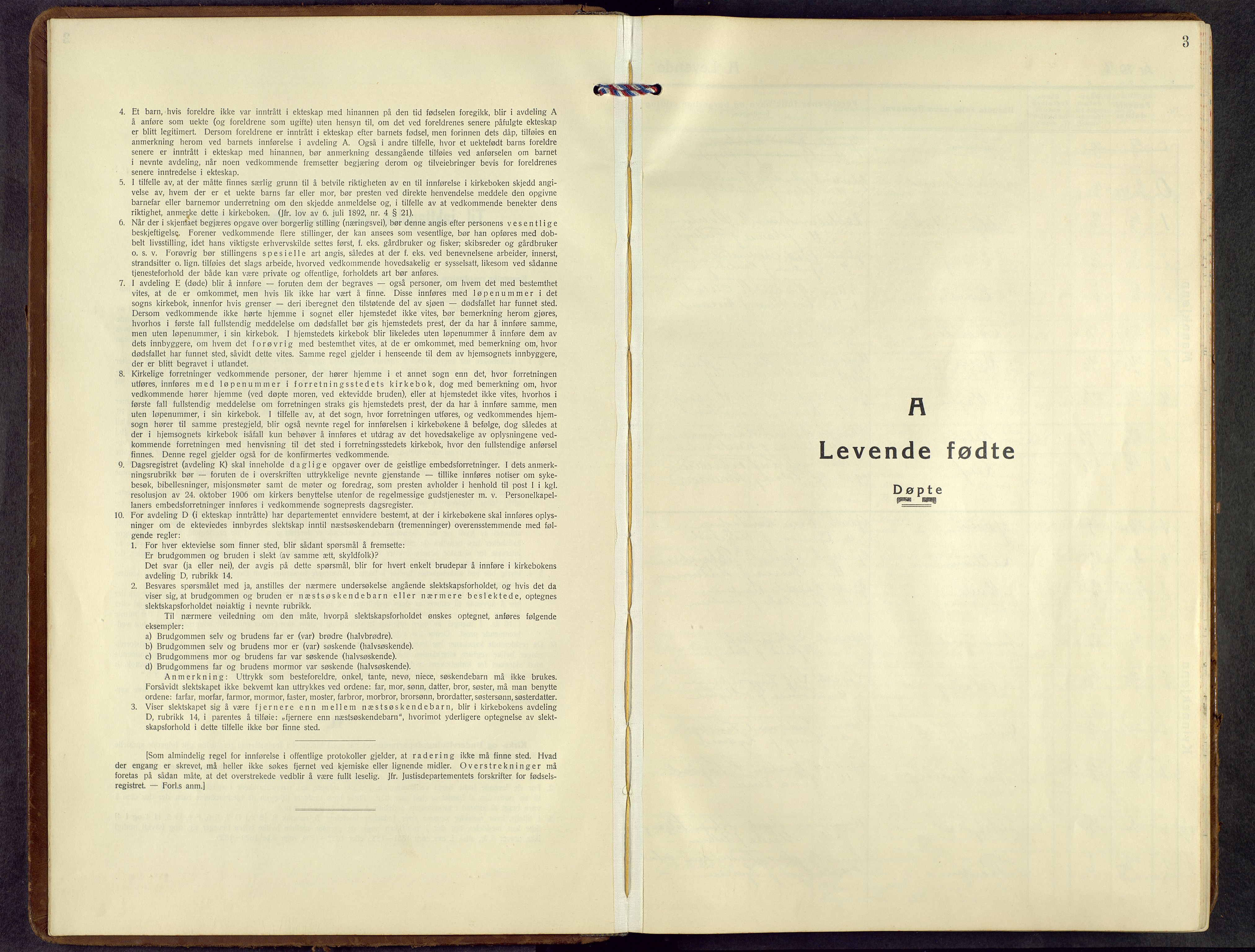 Nes prestekontor, Hedmark, AV/SAH-PREST-020/L/La/L0012: Klokkerbok nr. 12, 1936-1958, s. 3