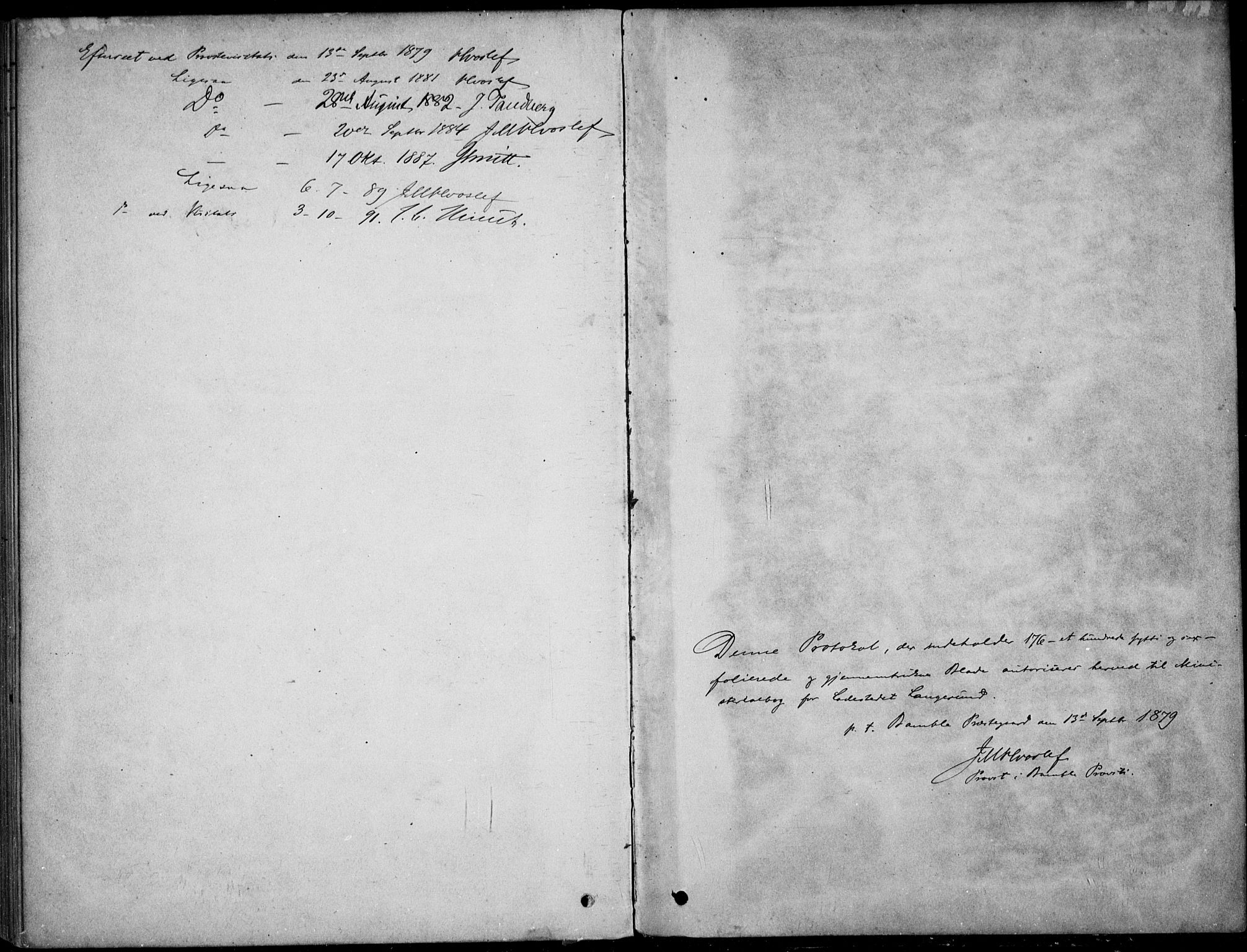 Langesund kirkebøker, SAKO/A-280/F/Fa/L0002: Ministerialbok nr. 2, 1878-1892