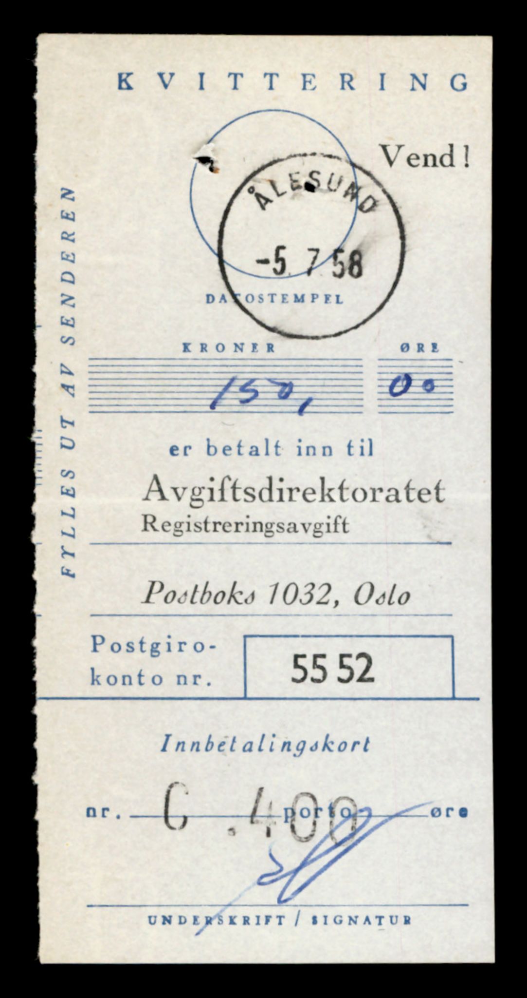 Møre og Romsdal vegkontor - Ålesund trafikkstasjon, SAT/A-4099/F/Fe/L0047: Registreringskort for kjøretøy T 14580 - T 14720, 1927-1998, s. 593