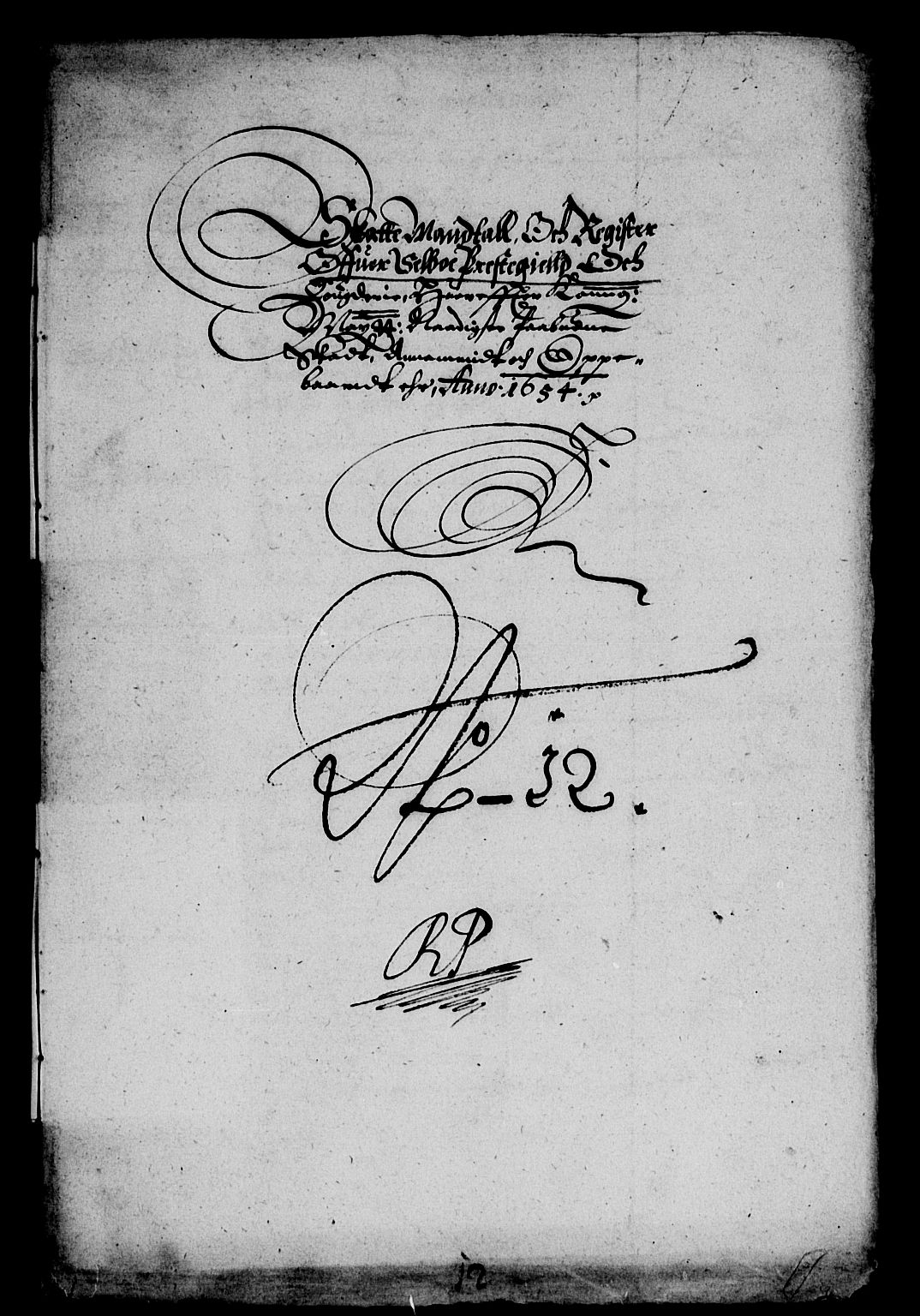 Rentekammeret inntil 1814, Reviderte regnskaper, Lensregnskaper, AV/RA-EA-5023/R/Rb/Rbw/L0117: Trondheim len, 1654