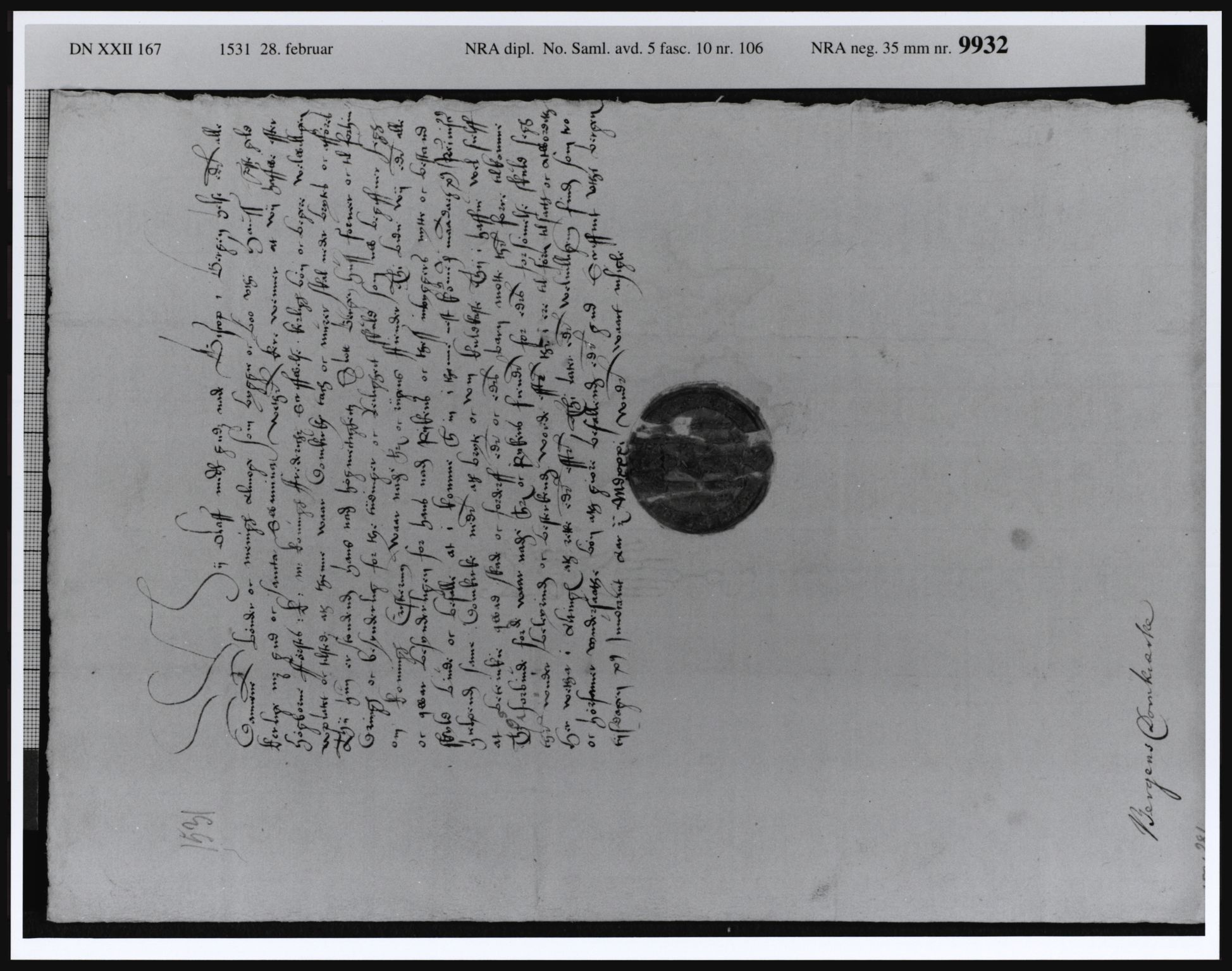 Riksarkivets diplomsamling, AV/RA-EA-5965/F10, 1309-1569, s. 323