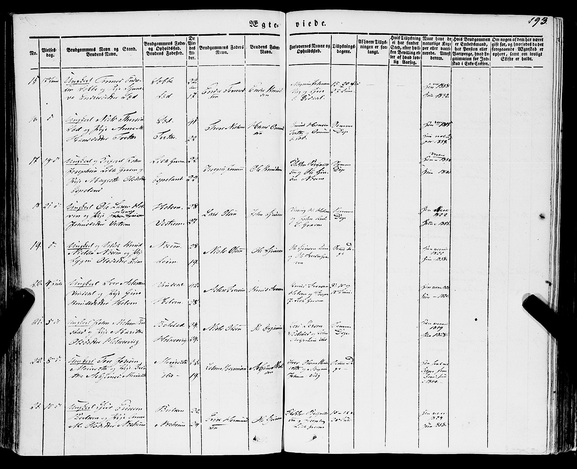 Ulvik sokneprestembete, SAB/A-78801/H/Haa: Ministerialbok nr. A 12, 1839-1853, s. 193