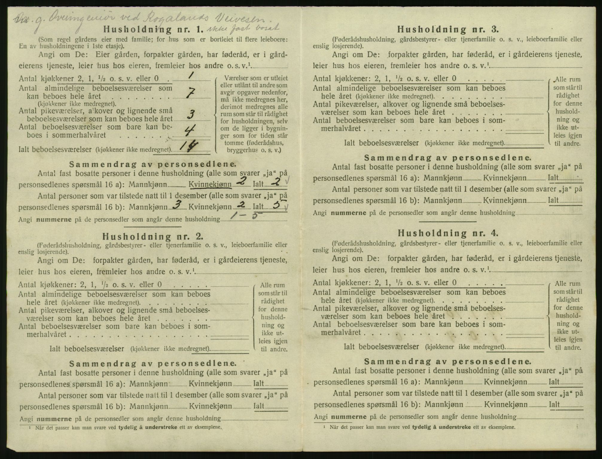 SAST, Folketelling 1920 for 1111 Sokndal herred, 1920, s. 58