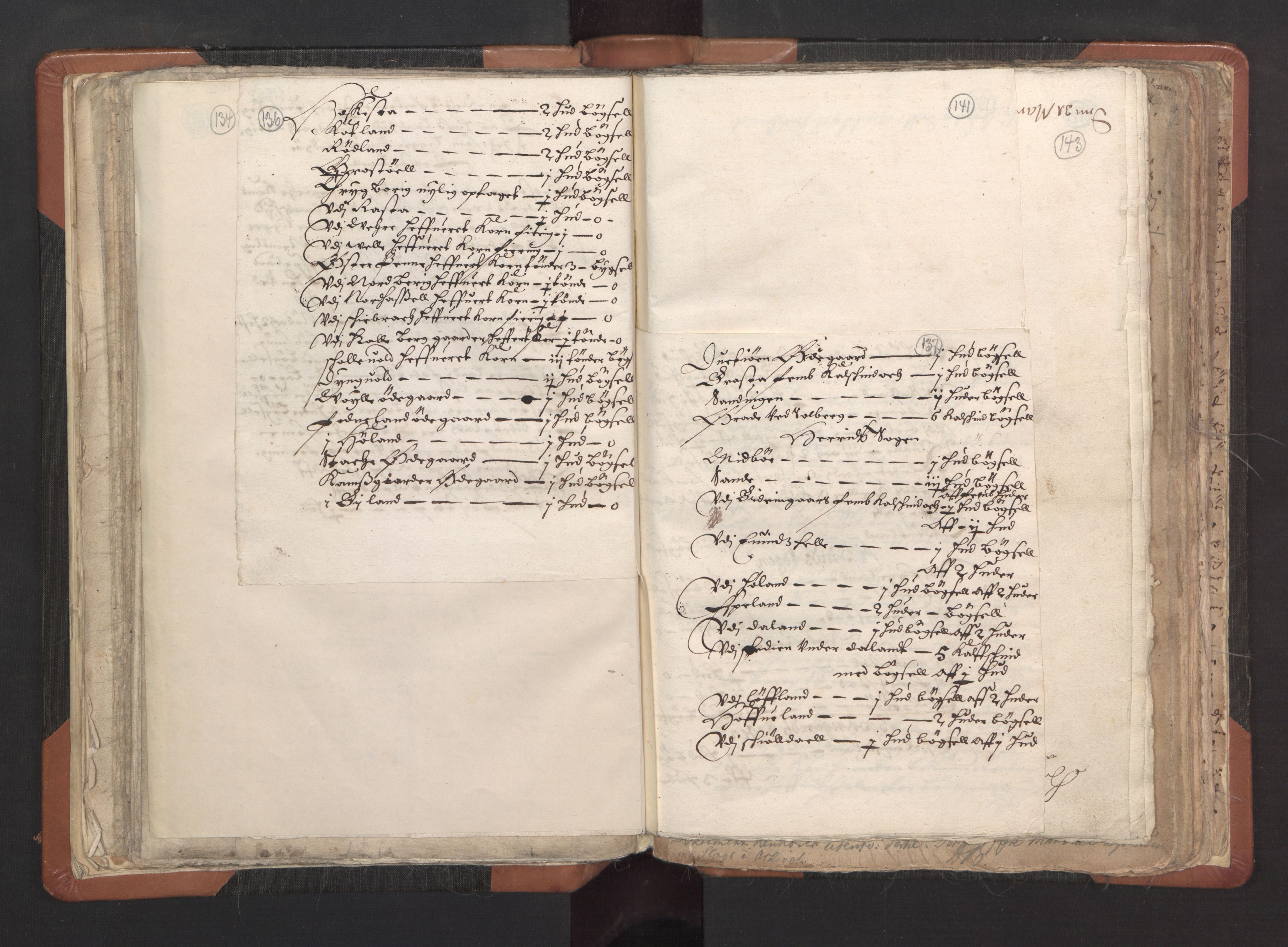 RA, Sogneprestenes manntall 1664-1666, nr. 16: Lista prosti, 1664-1666, s. 136-137