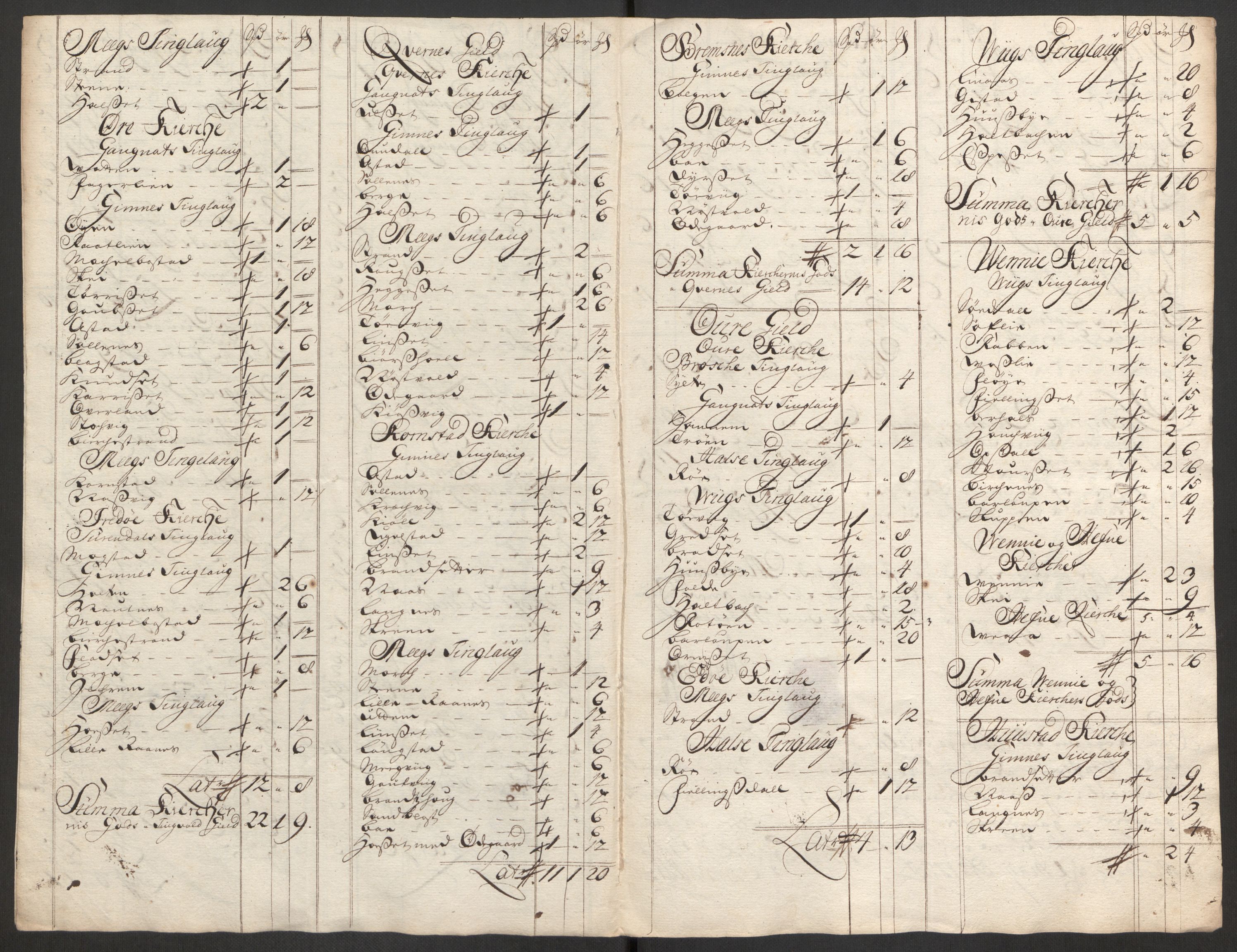 Rentekammeret inntil 1814, Reviderte regnskaper, Fogderegnskap, RA/EA-4092/R56/L3759: Fogderegnskap Nordmøre, 1726, s. 353