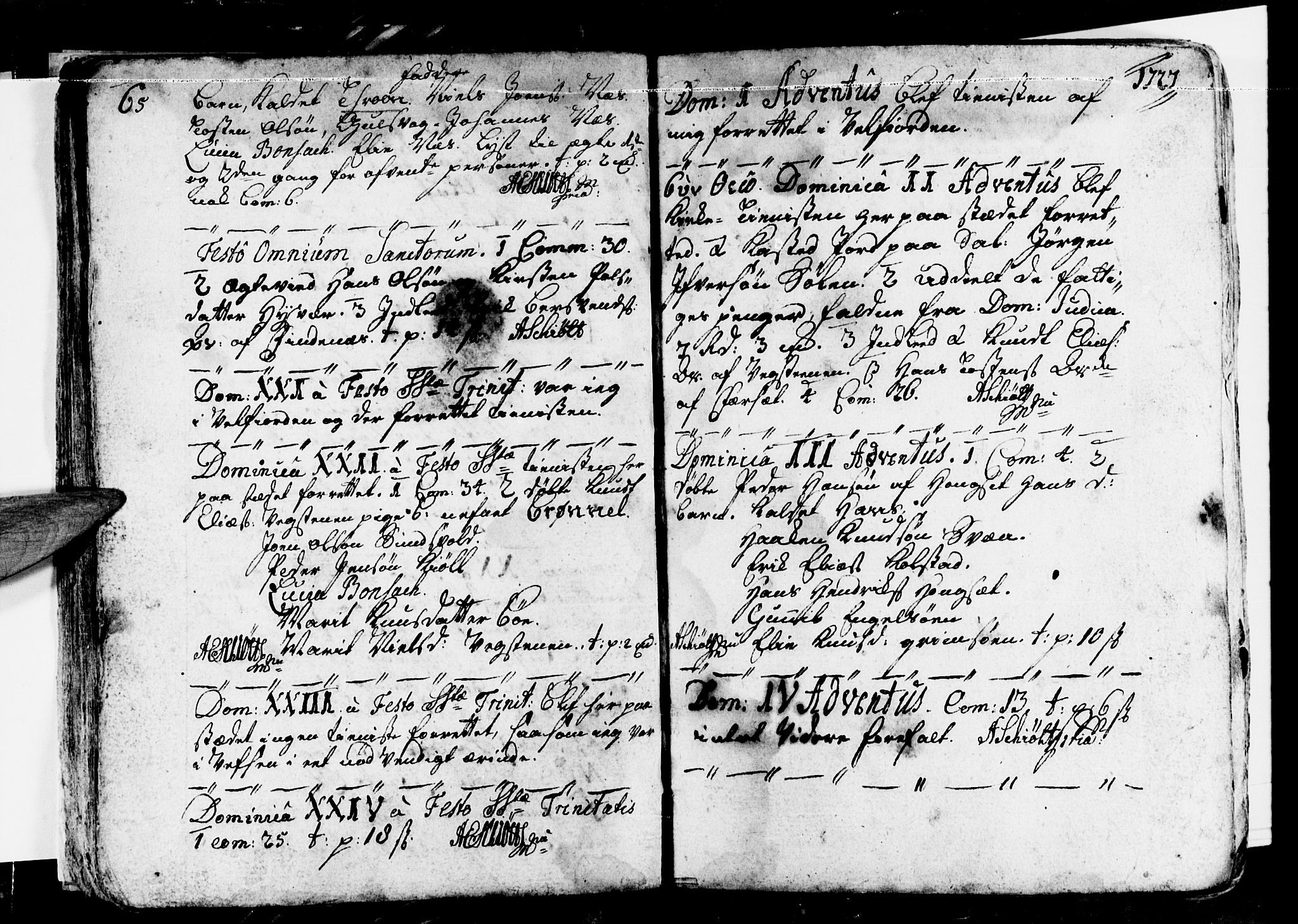 Ministerialprotokoller, klokkerbøker og fødselsregistre - Nordland, SAT/A-1459/816/L0236: Ministerialbok nr. 816A02, 1725-1756