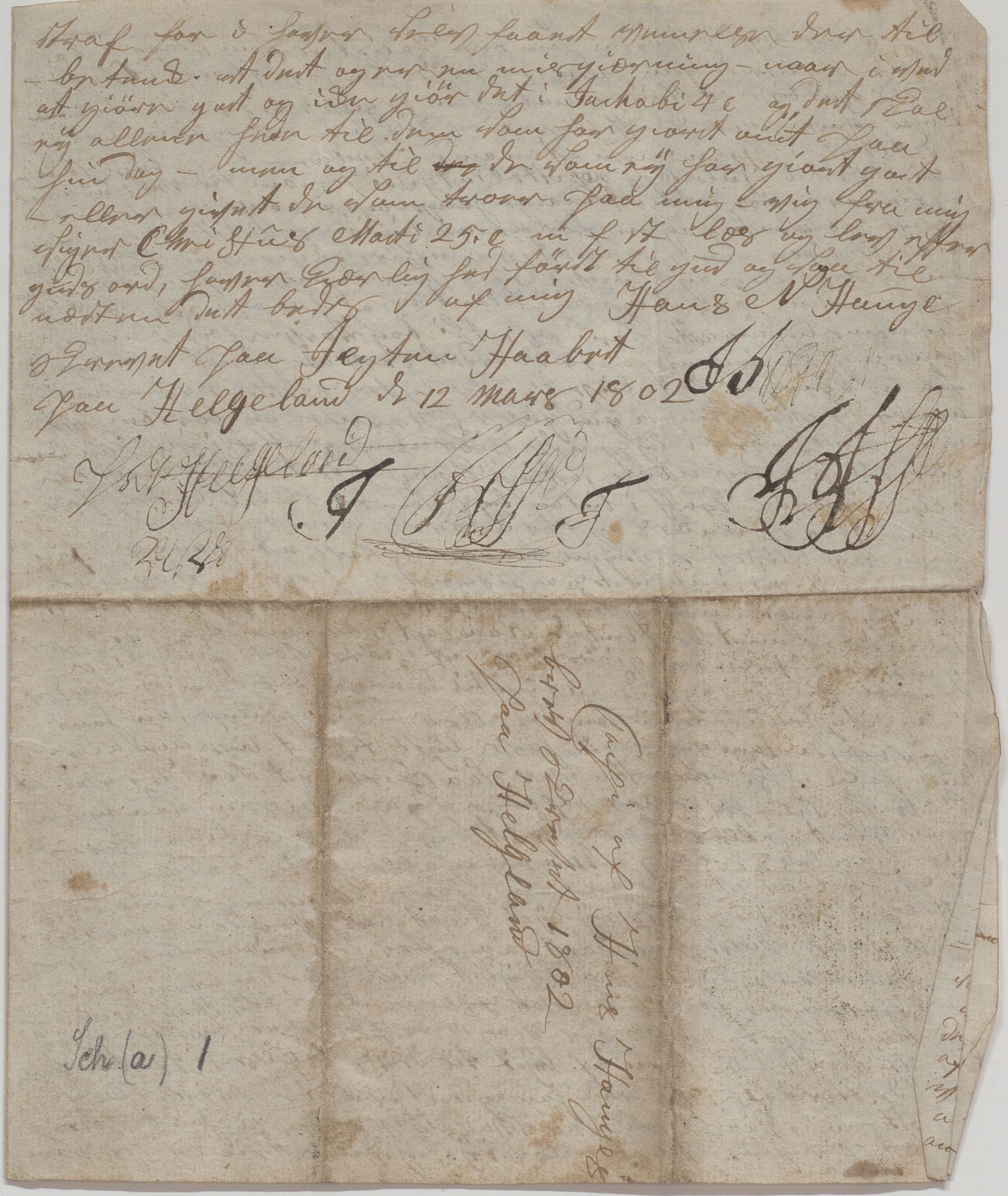 Heggtveitsamlingen, TMF/A-1007/H/L0048/0005: Brev, kopibøker. / "Schelbred II", 1802-1861