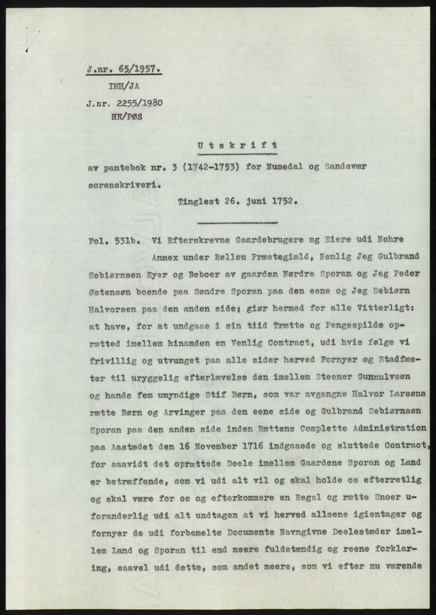 Statsarkivet i Kongsberg, SAKO/A-0001, 1956-1957, s. 102