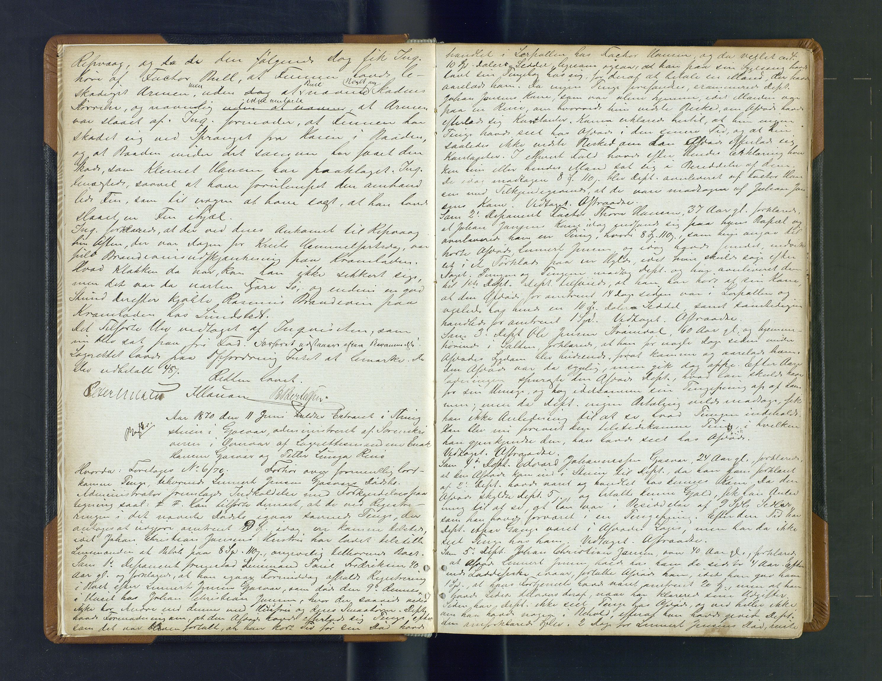 Hammerfest fogderi/sorenskriveri, AV/SATØ-S-0056/1/J/Ja/Jab/L0189: Ekstrarettsprotokoller, 1870-1881, s. 4