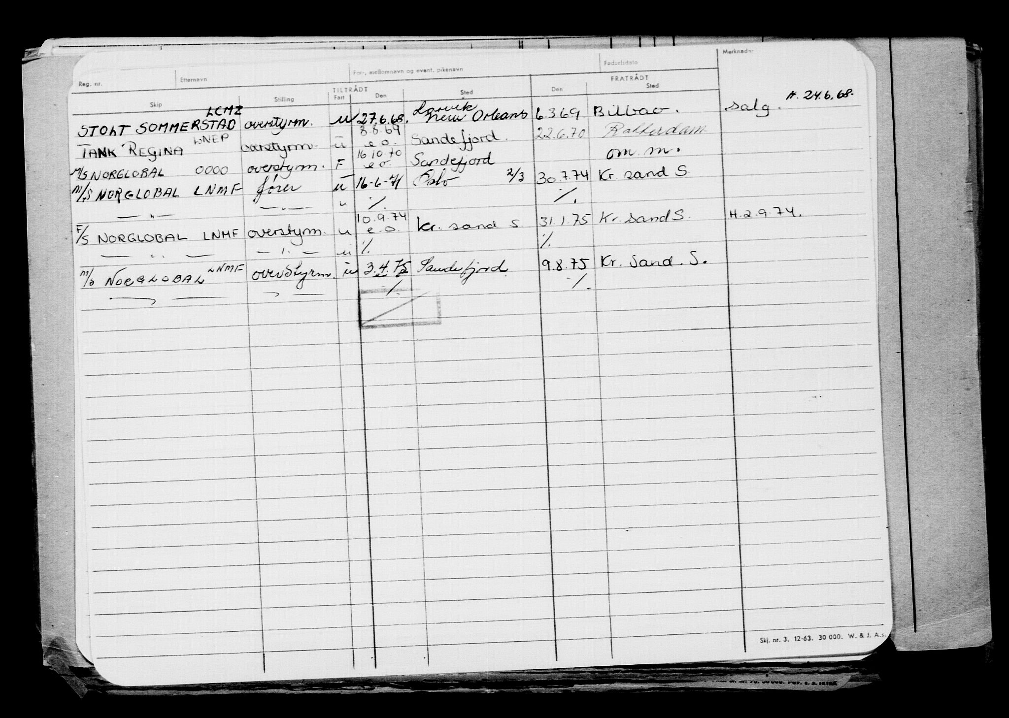 Direktoratet for sjømenn, AV/RA-S-3545/G/Gb/L0154: Hovedkort, 1917-1918, s. 295