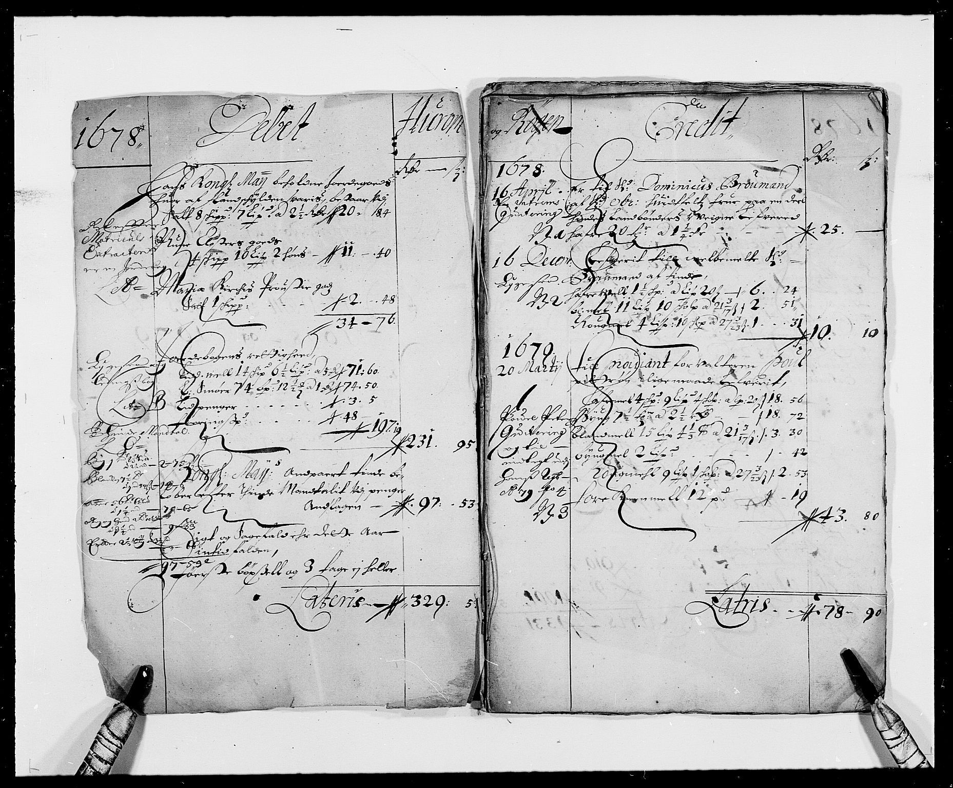 Rentekammeret inntil 1814, Reviderte regnskaper, Fogderegnskap, RA/EA-4092/R29/L1691: Fogderegnskap Hurum og Røyken, 1678-1681, s. 4
