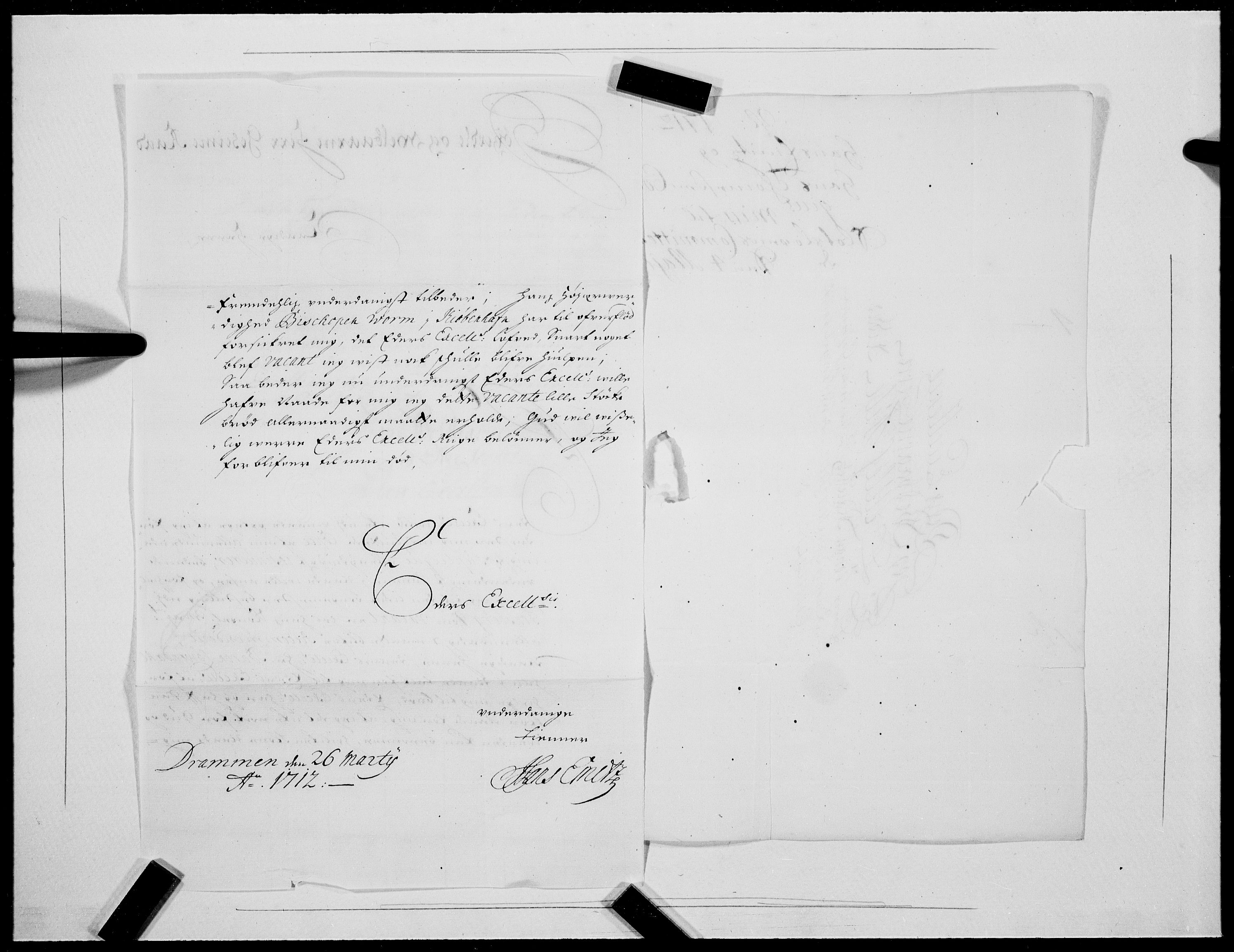 Danske Kanselli 1572-1799, AV/RA-EA-3023/F/Fc/Fcc/Fcca/L0071: Norske innlegg 1572-1799, 1712, s. 61