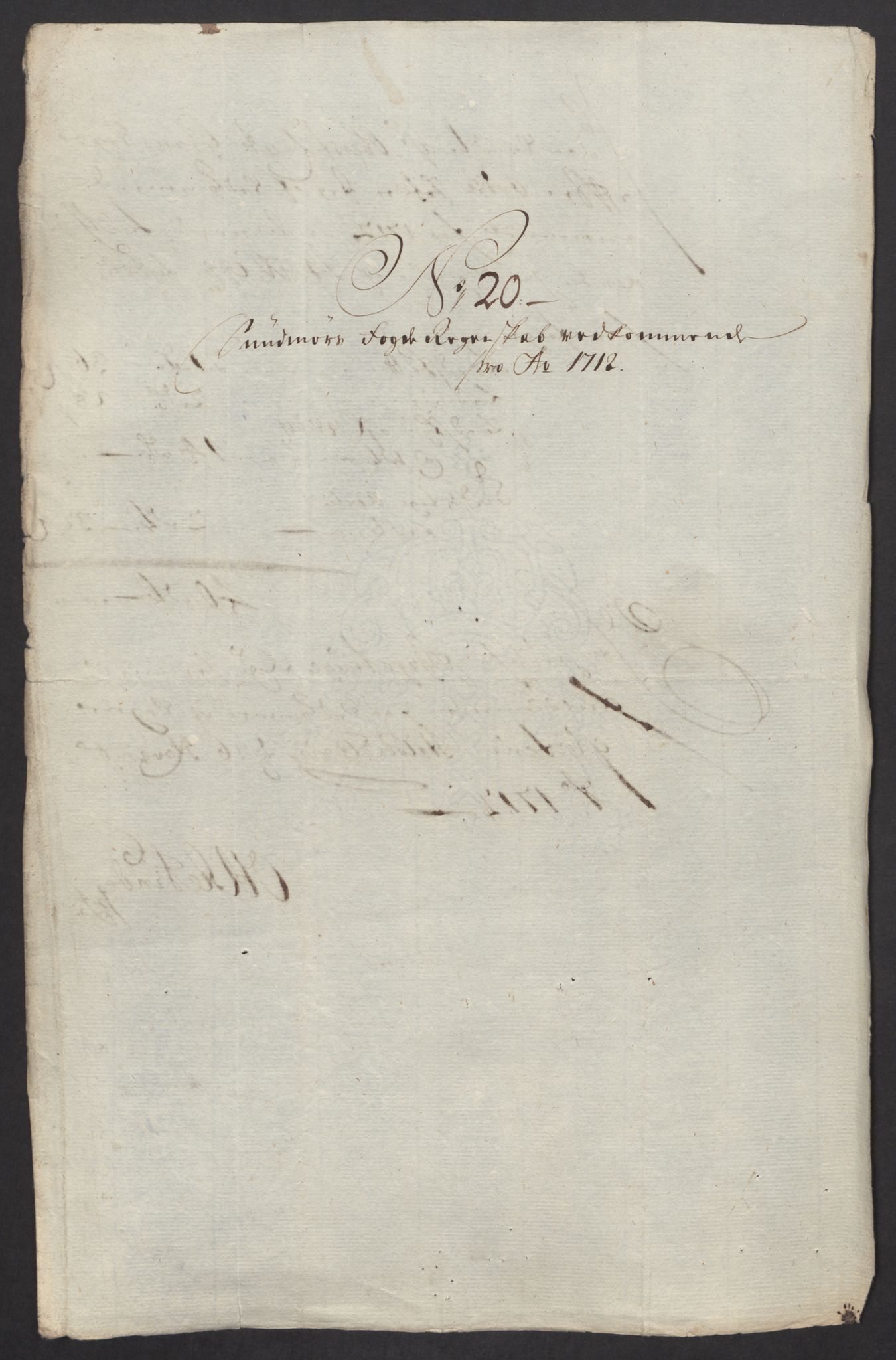 Rentekammeret inntil 1814, Reviderte regnskaper, Fogderegnskap, RA/EA-4092/R54/L3565: Fogderegnskap Sunnmøre, 1712-1713, s. 159