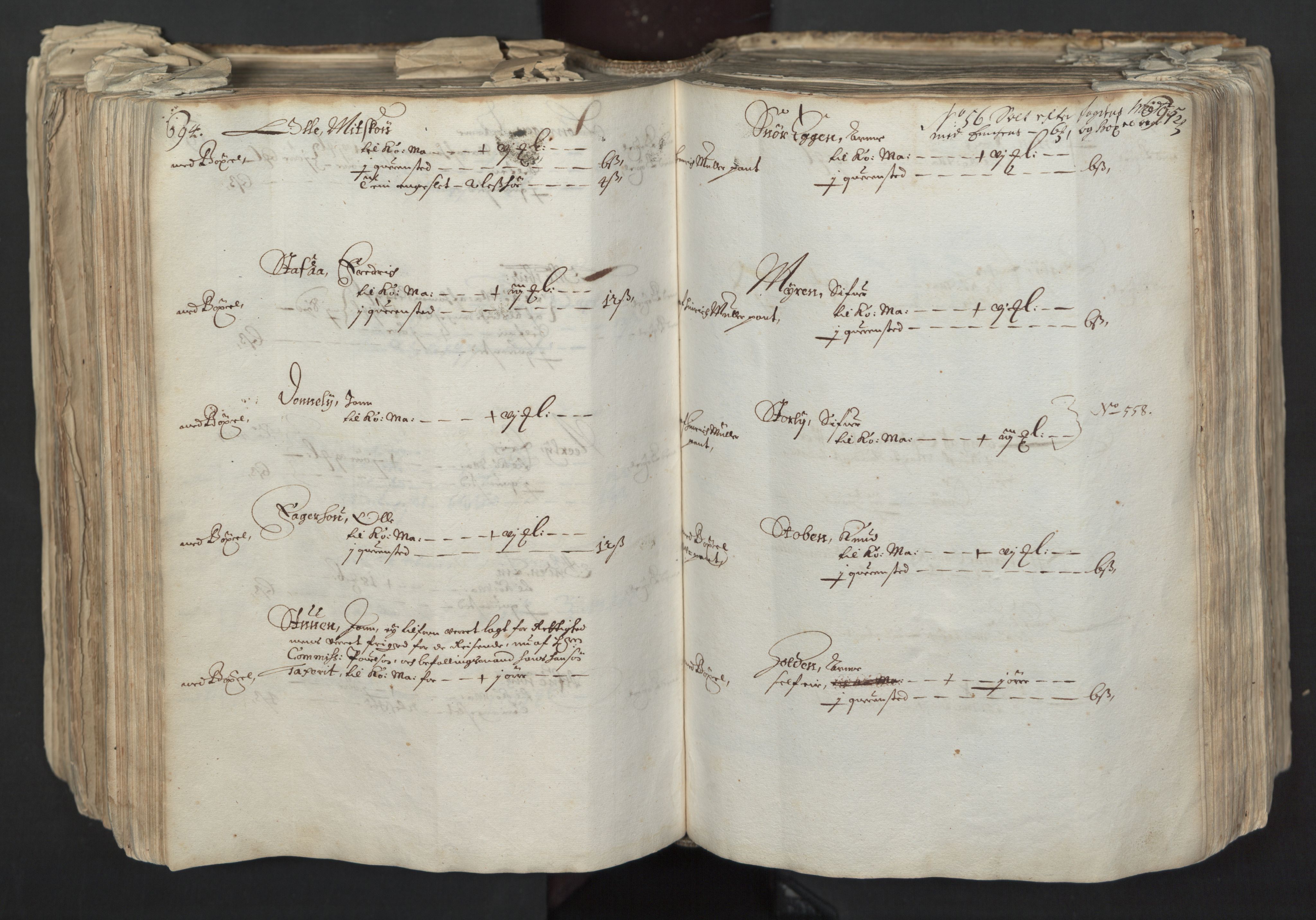 Rentekammeret inntil 1814, Realistisk ordnet avdeling, RA/EA-4070/L/L0027: Trondheim lagdømme:, 1661, s. 694-695