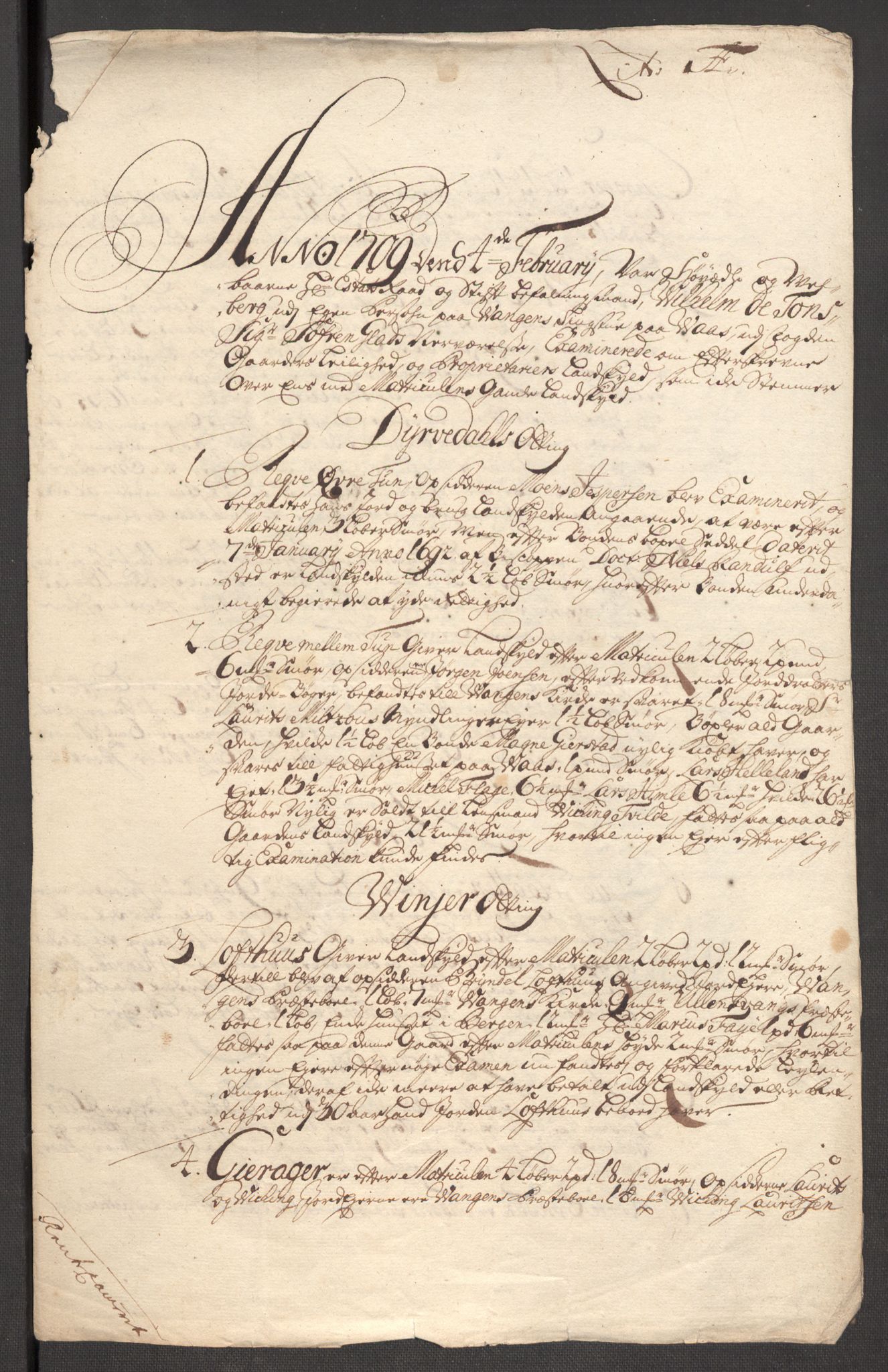 Rentekammeret inntil 1814, Reviderte regnskaper, Fogderegnskap, RA/EA-4092/R51/L3189: Fogderegnskap Nordhordland og Voss, 1708, s. 282
