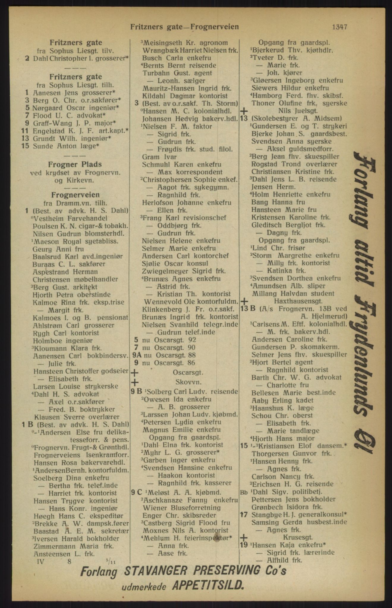 Kristiania/Oslo adressebok, PUBL/-, 1915, s. 1347