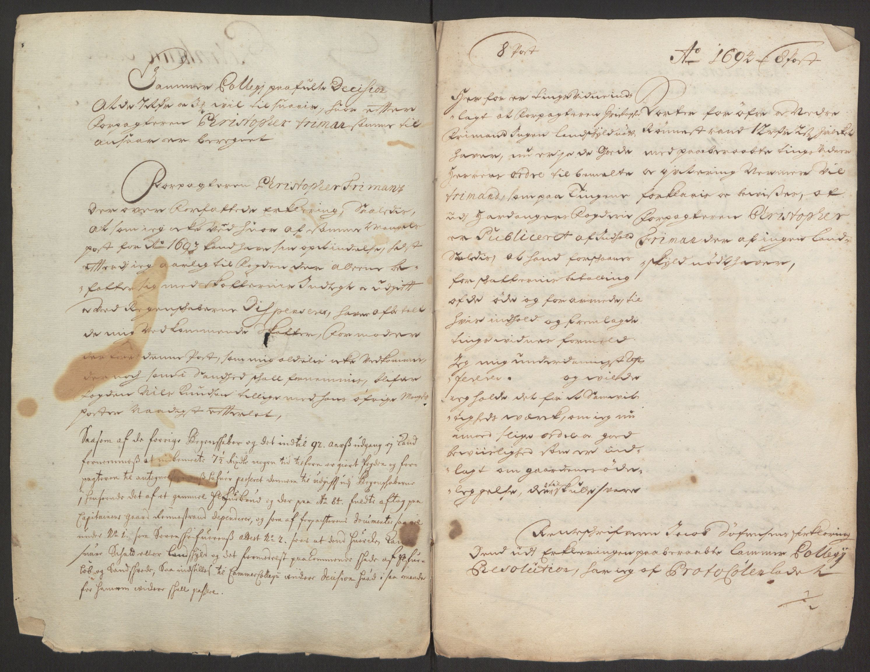 Rentekammeret inntil 1814, Reviderte regnskaper, Fogderegnskap, AV/RA-EA-4092/R48/L2976: Fogderegnskap Sunnhordland og Hardanger, 1695-1696, s. 227