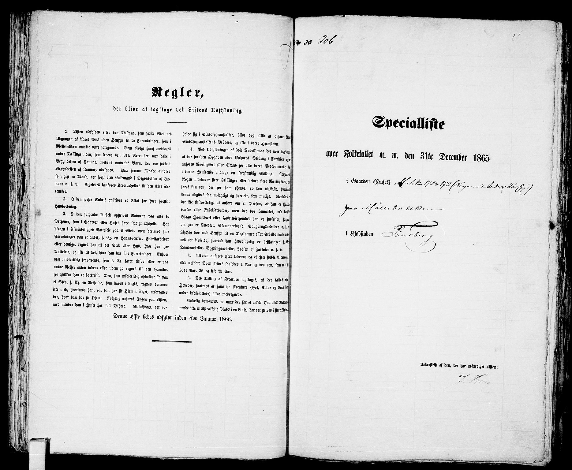 RA, Folketelling 1865 for 0705P Tønsberg prestegjeld, 1865, s. 446