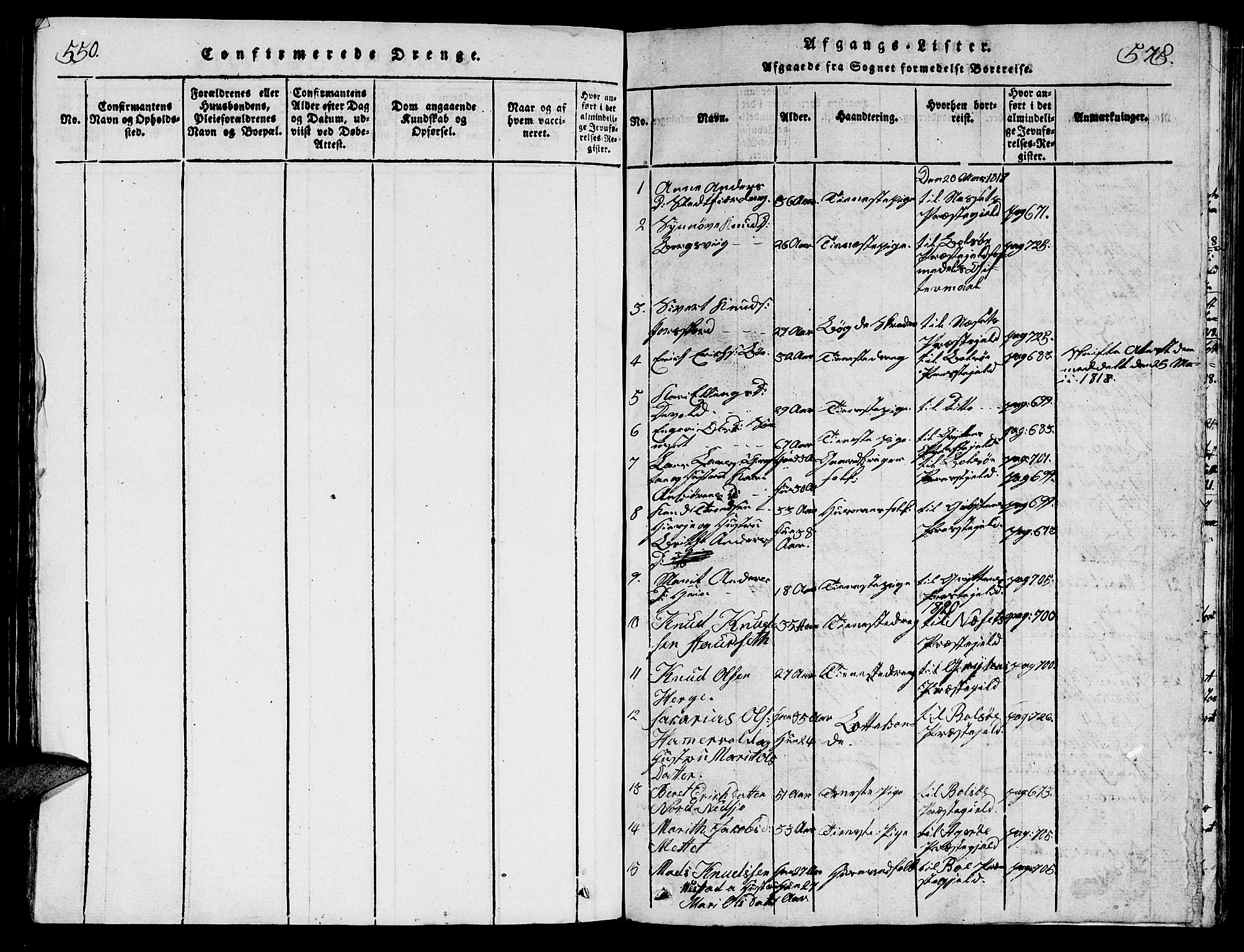 Ministerialprotokoller, klokkerbøker og fødselsregistre - Møre og Romsdal, AV/SAT-A-1454/547/L0610: Klokkerbok nr. 547C01, 1818-1839, s. 575
