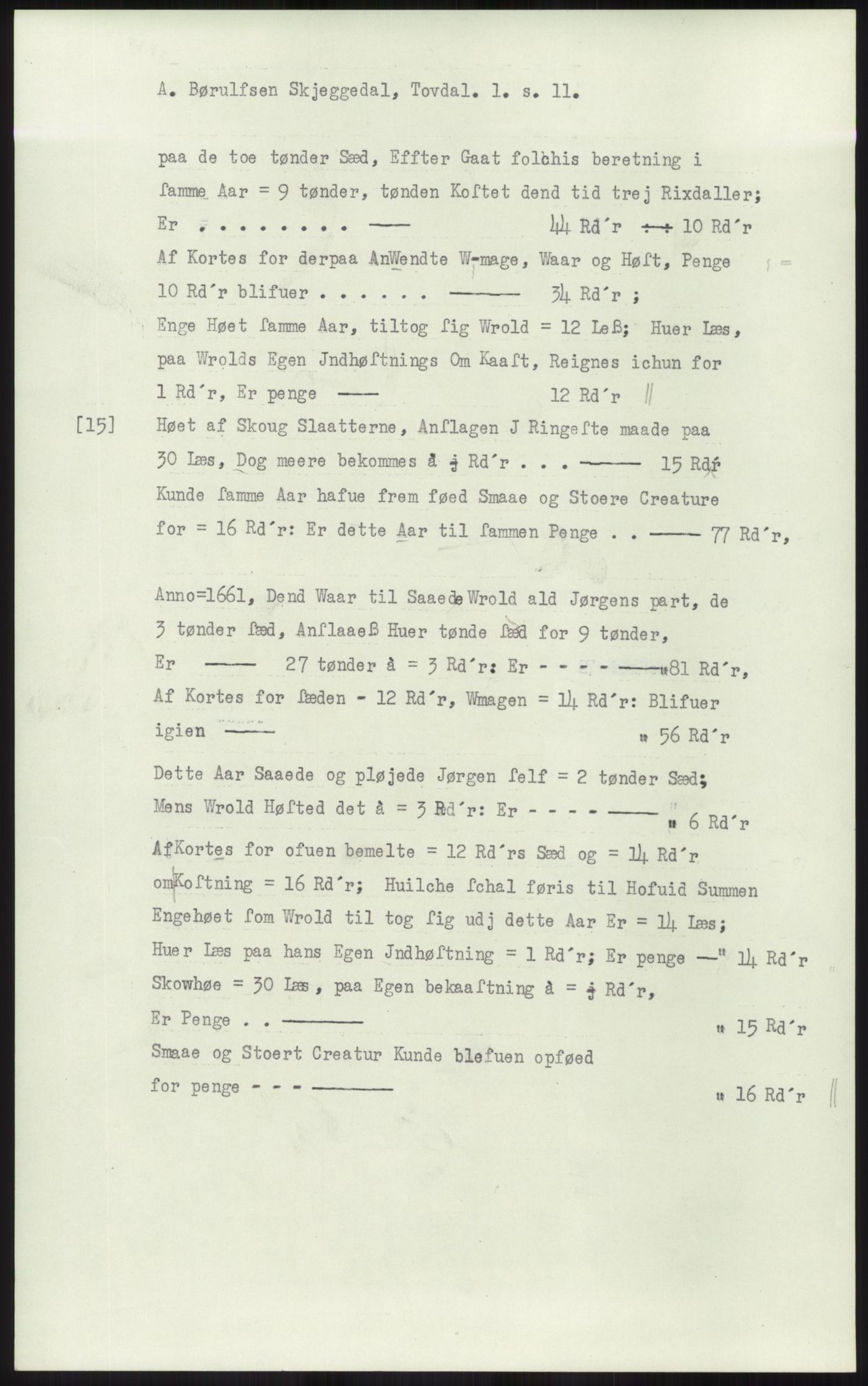 Samlinger til kildeutgivelse, Diplomavskriftsamlingen, AV/RA-EA-4053/H/Ha, s. 2033