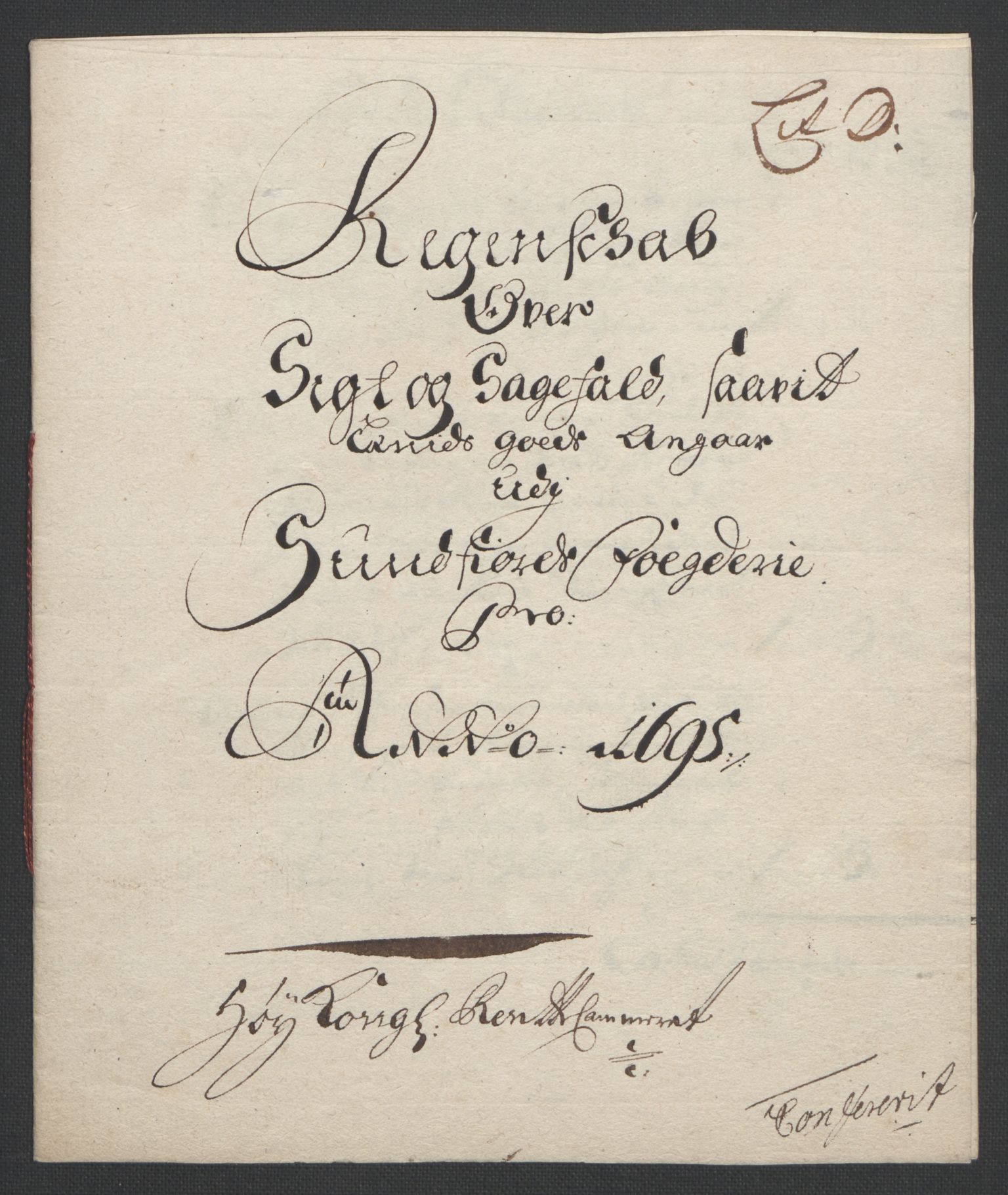 Rentekammeret inntil 1814, Reviderte regnskaper, Fogderegnskap, AV/RA-EA-4092/R53/L3422: Fogderegnskap Sunn- og Nordfjord, 1695-1696, s. 76